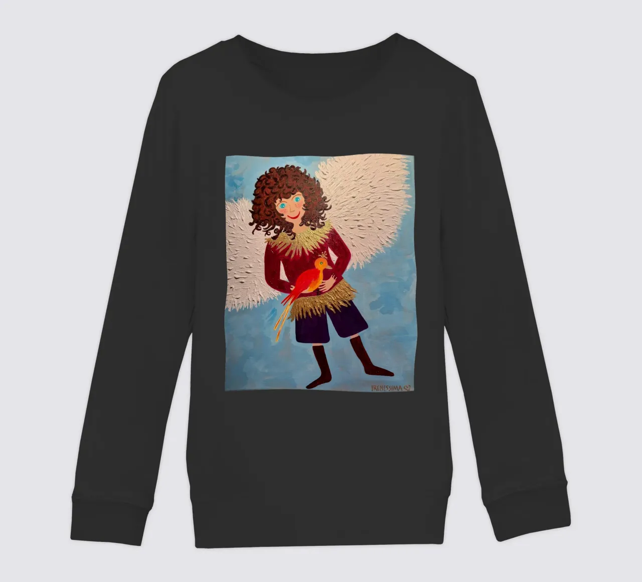 L'angelo custode Raffaele felpa bambino da irenissima