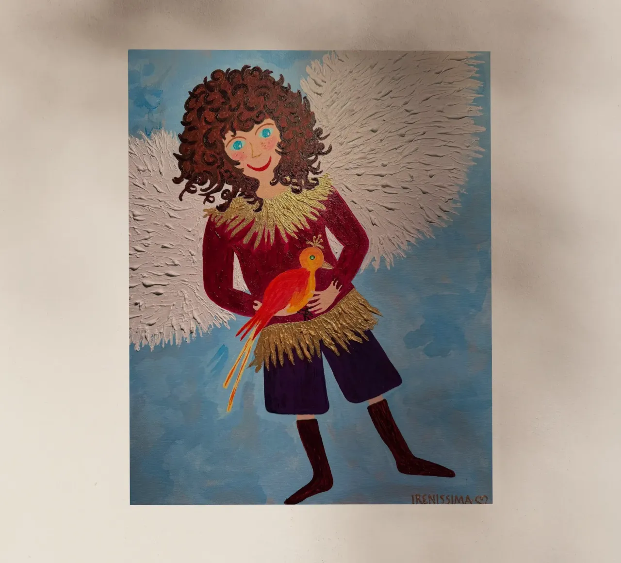 L'angelo custode Raffaele pellicola backlit da irenissima