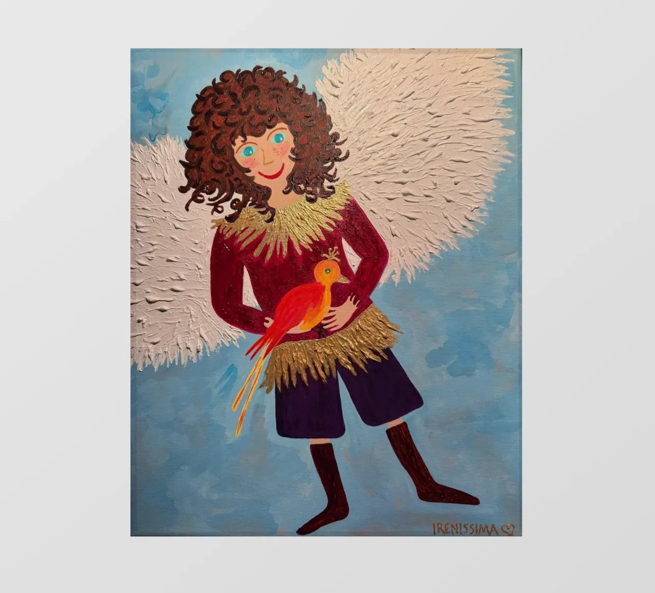 L'angelo custode Raffaele pellicola backlit da irenissima