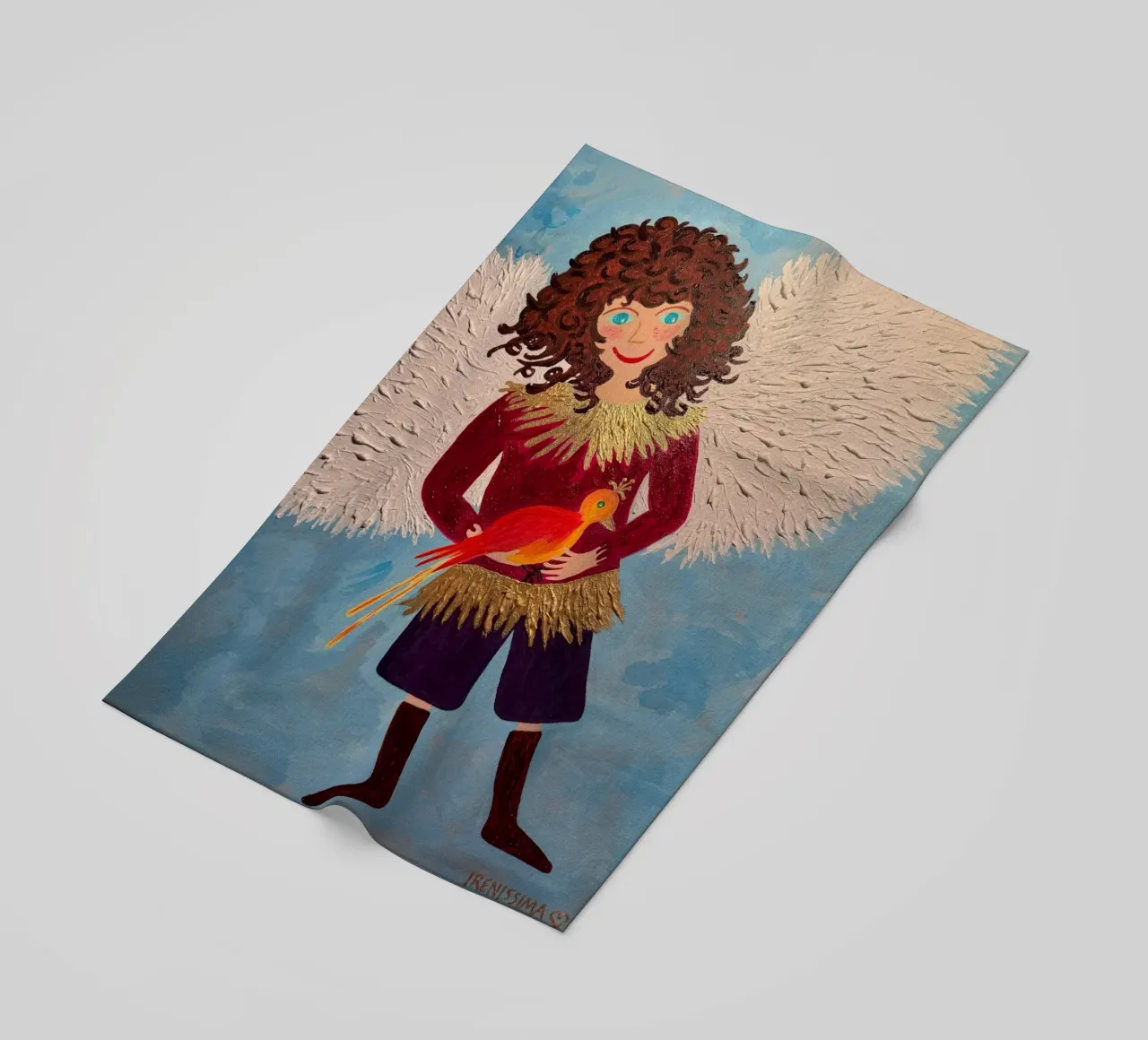 L'angelo custode Raffaele telo mare da irenissima