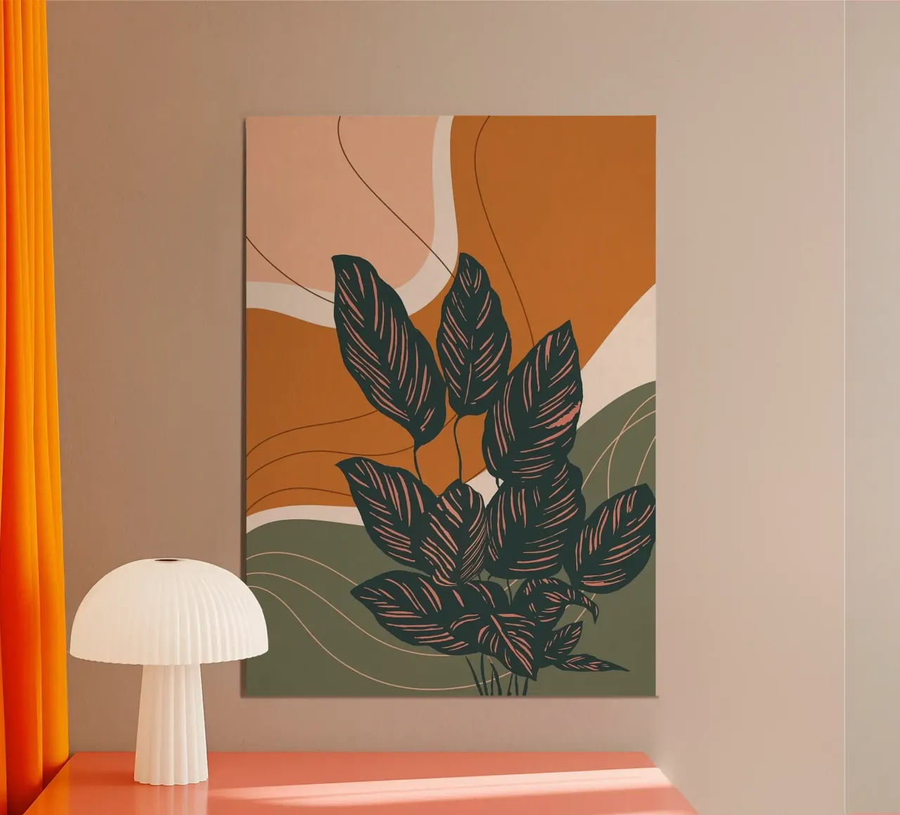 Arte botanica astratta poster da Abstract Botanical Art
