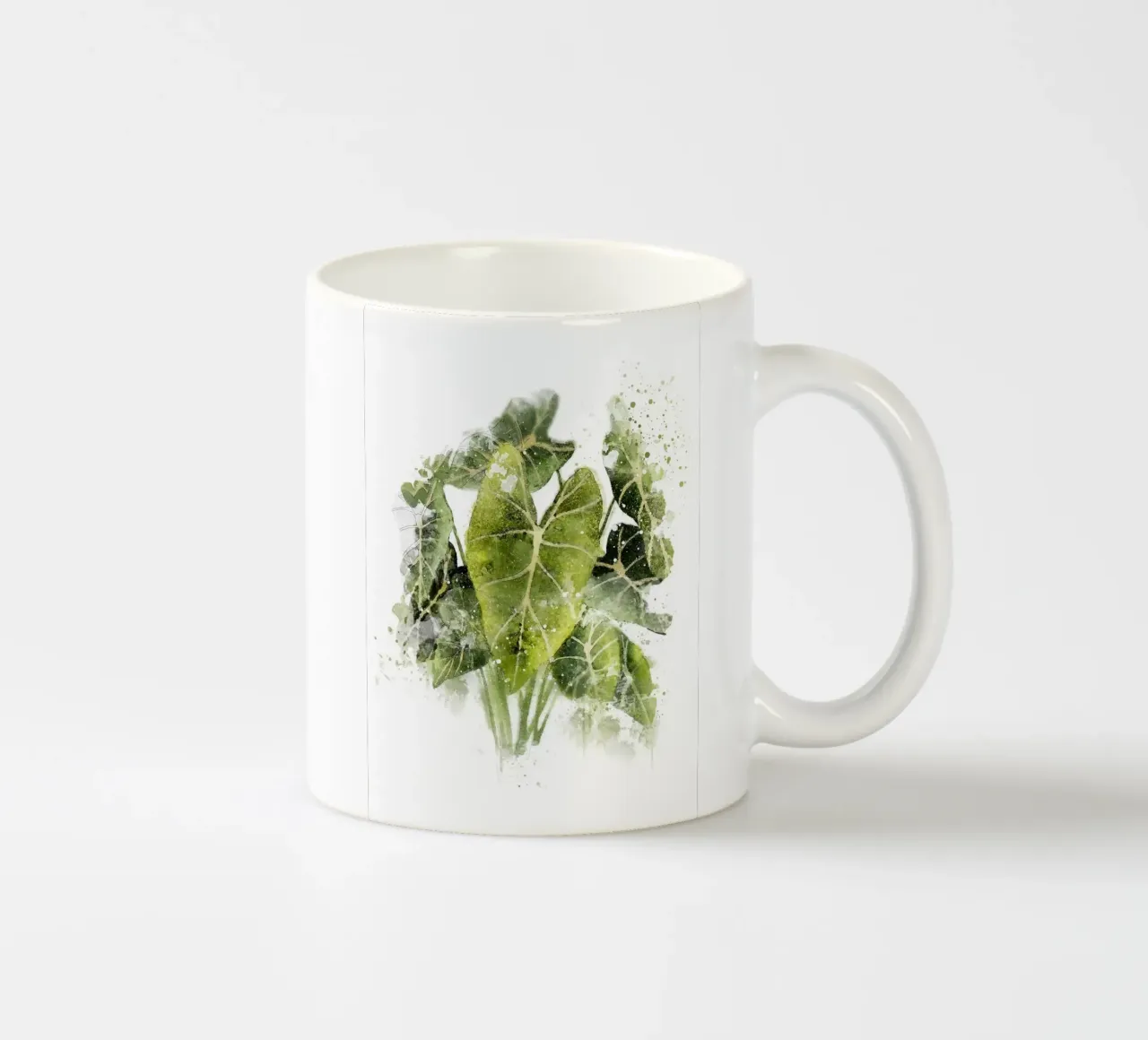 Pianta di filodendro tazza in ceramica da Abstract Botanical Art