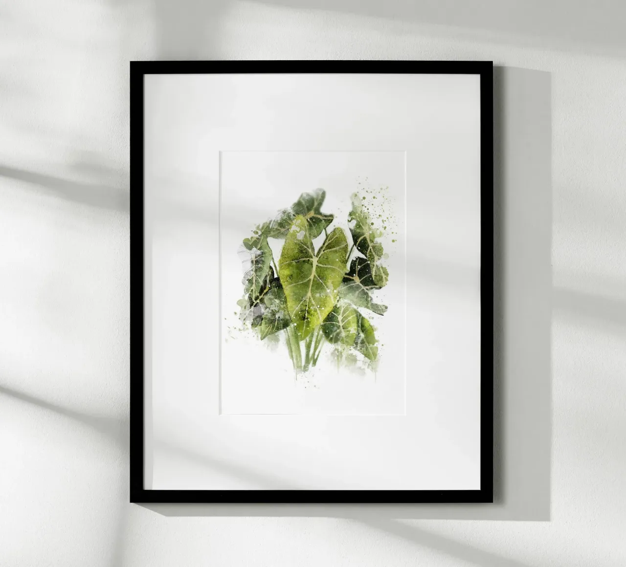 Pianta di filodendro poster da Abstract Botanical Art