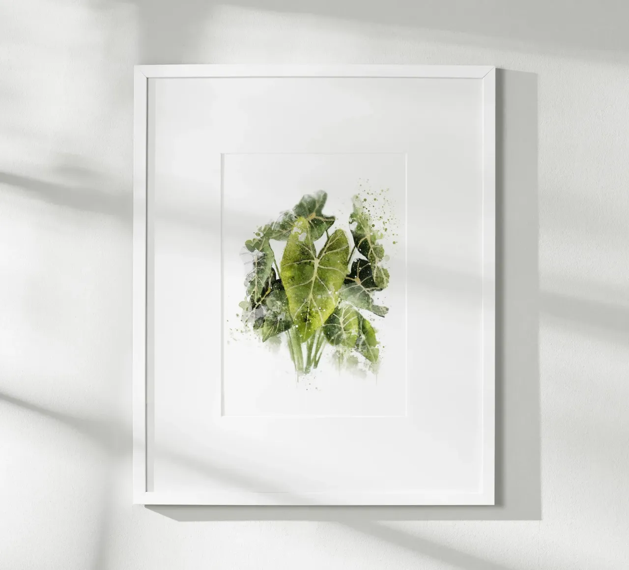 Pianta di filodendro poster da Abstract Botanical Art