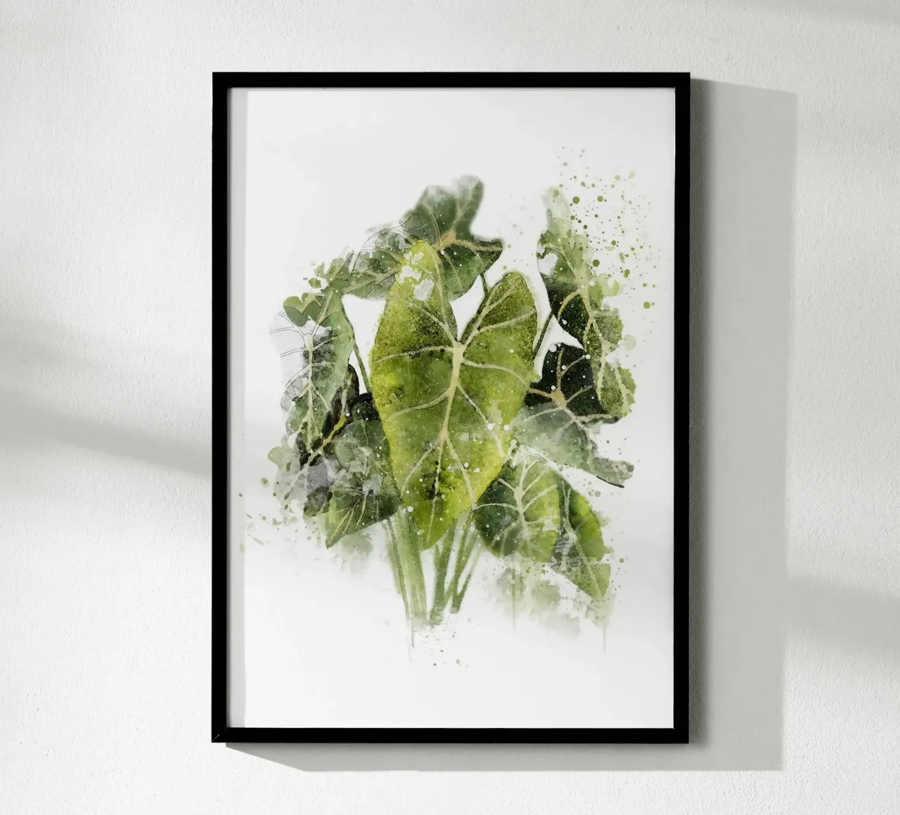 Pianta di filodendro poster da Abstract Botanical Art