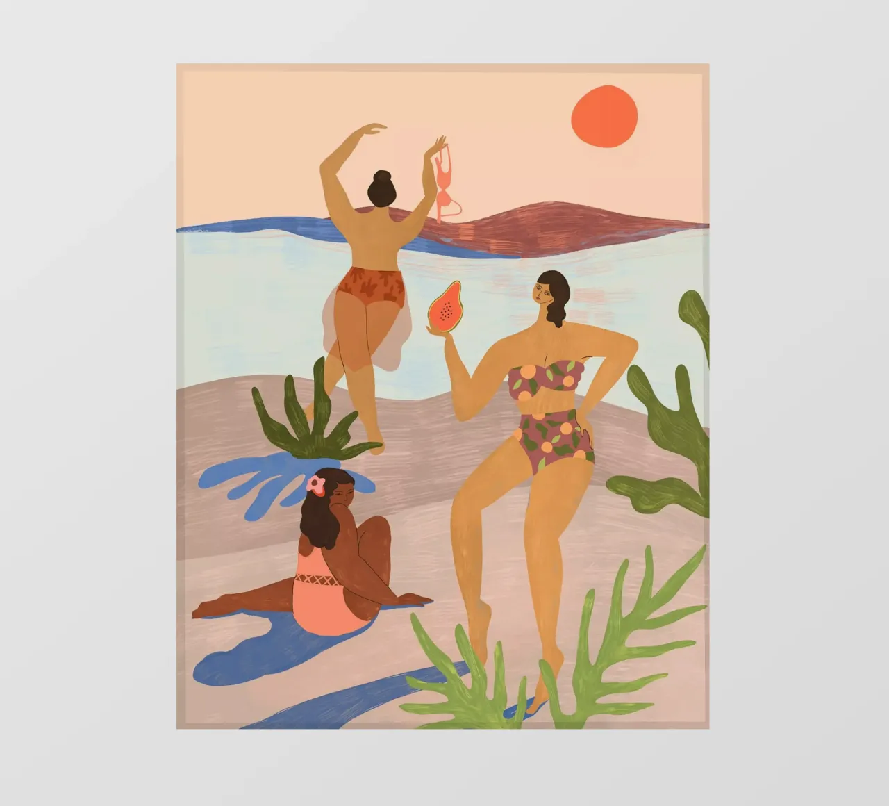 A Day at the Beach telo in pvc da Arty Guava