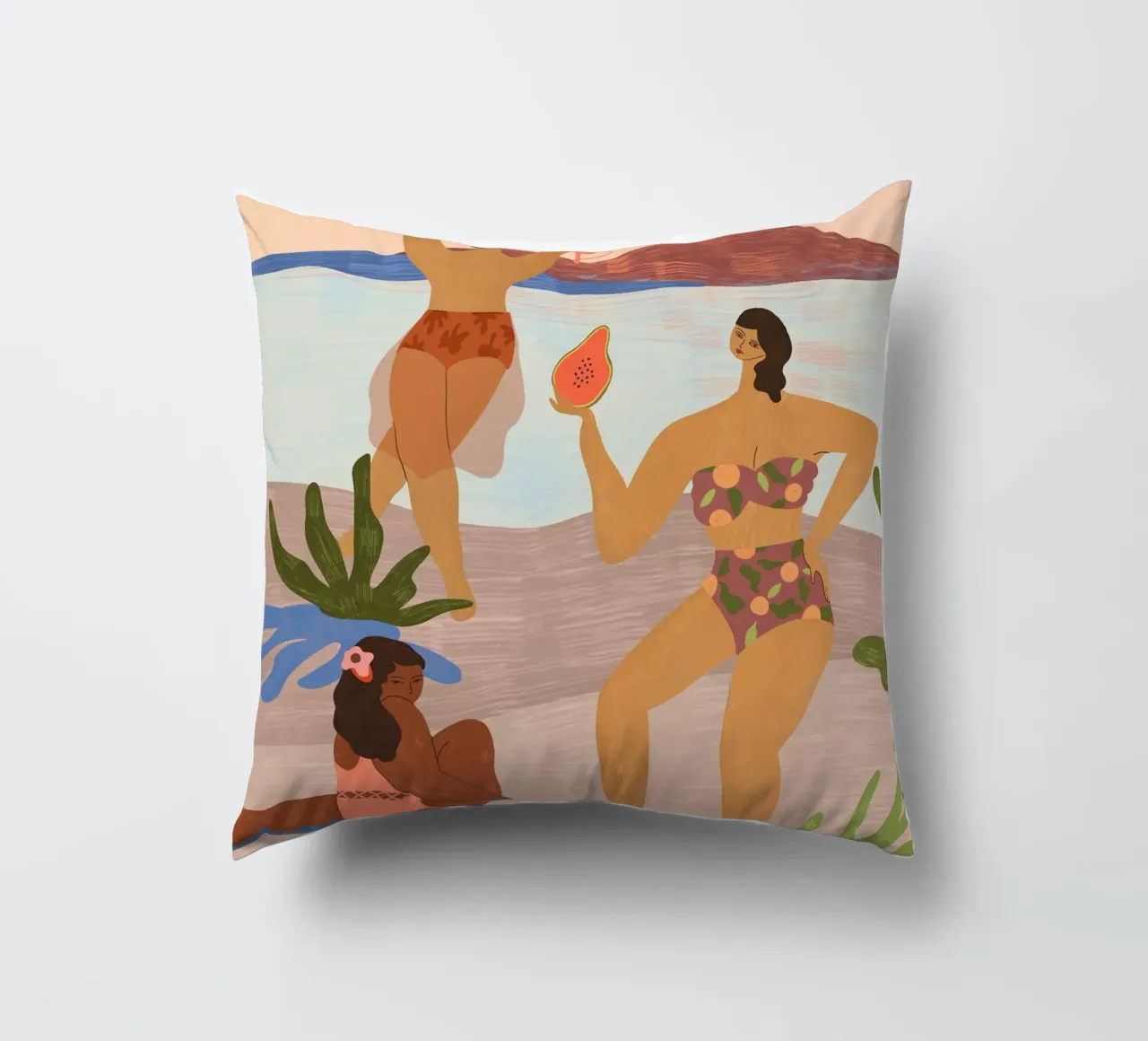 A Day at the Beach cuscino da Arty Guava