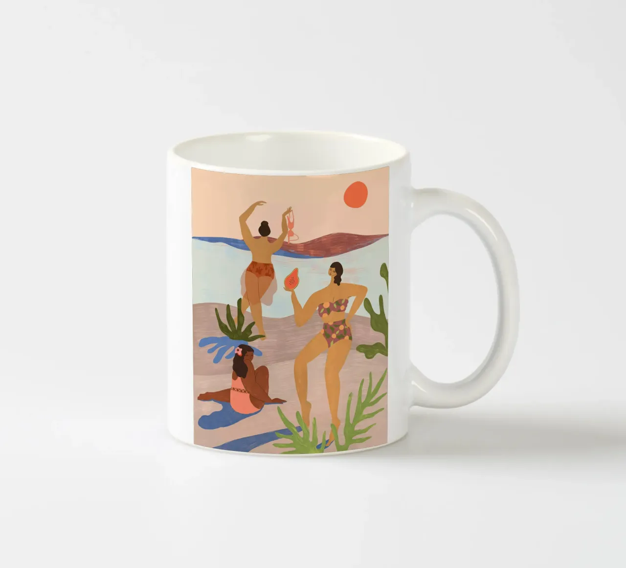 A Day at the Beach tazza in ceramica da Arty Guava