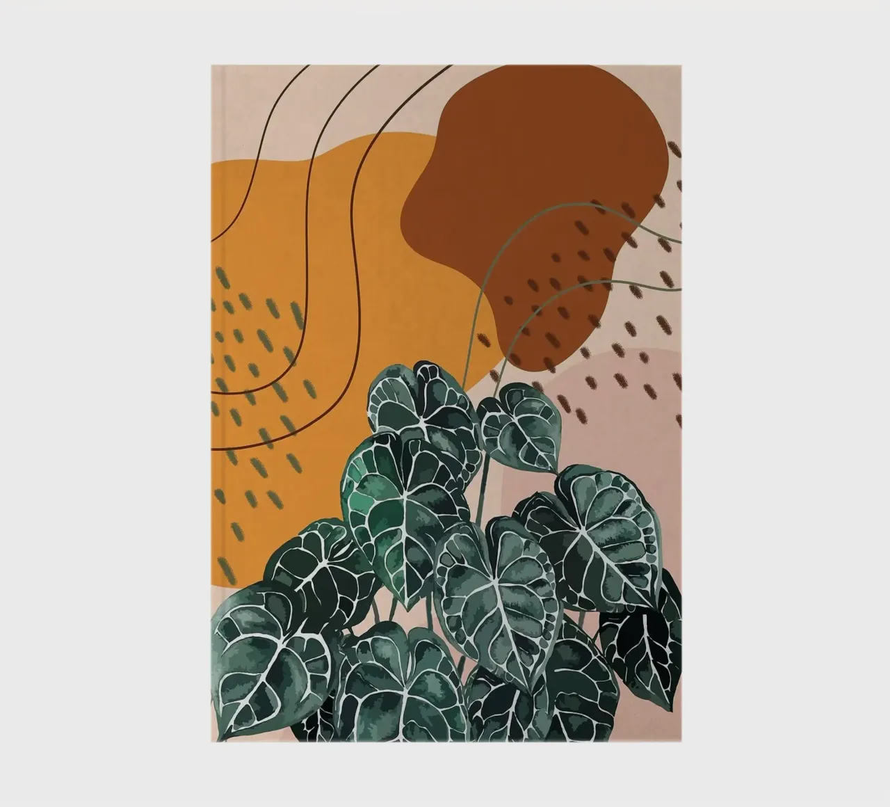 Abstract Botanical Art notebook by Abstract Botanical Art