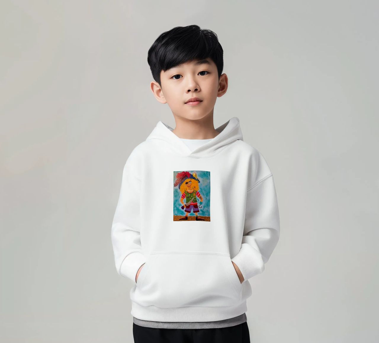 De piraat Finn kinder hoodie van irenissima