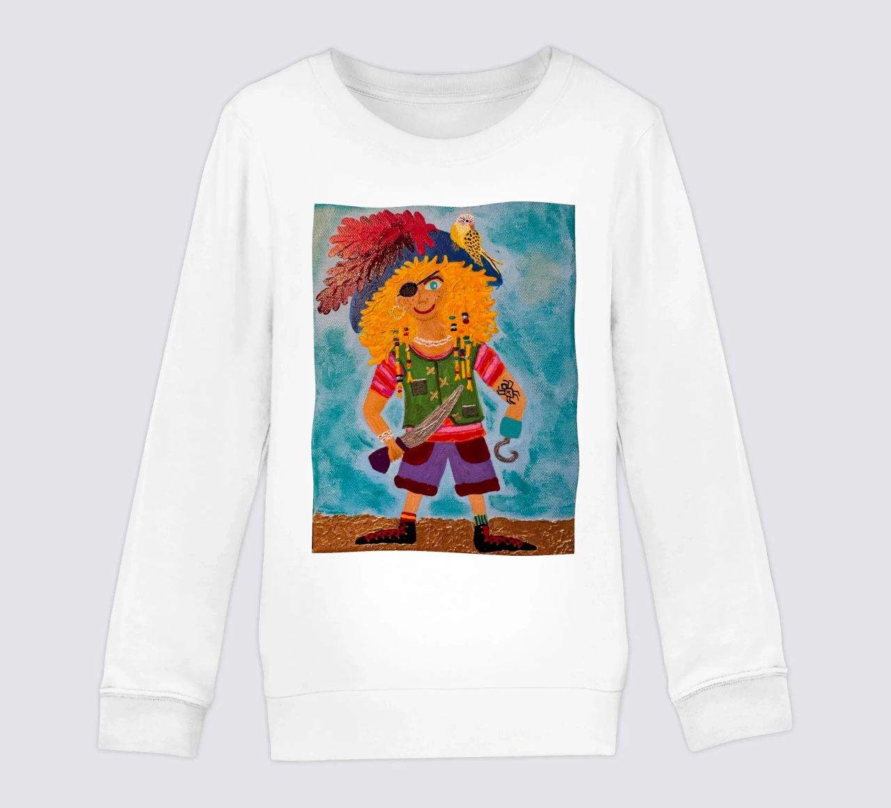 De piraat Finn kinder sweatshirt van irenissima