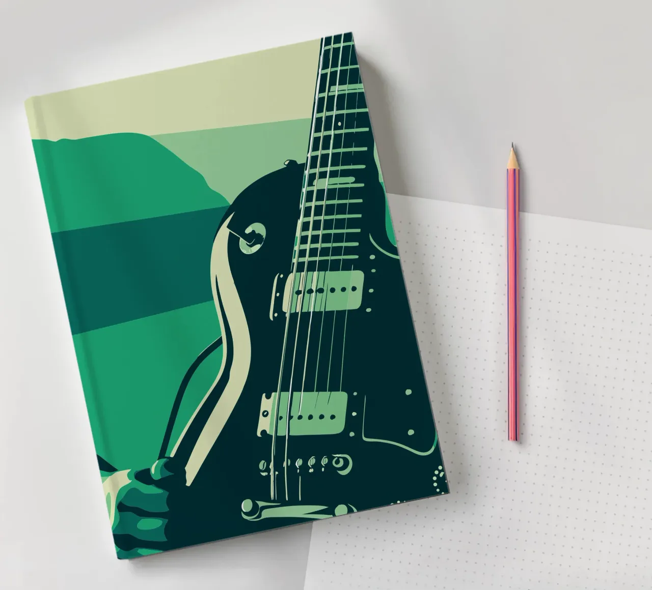 Rock Guitar notebook by MUSIC EDITION
