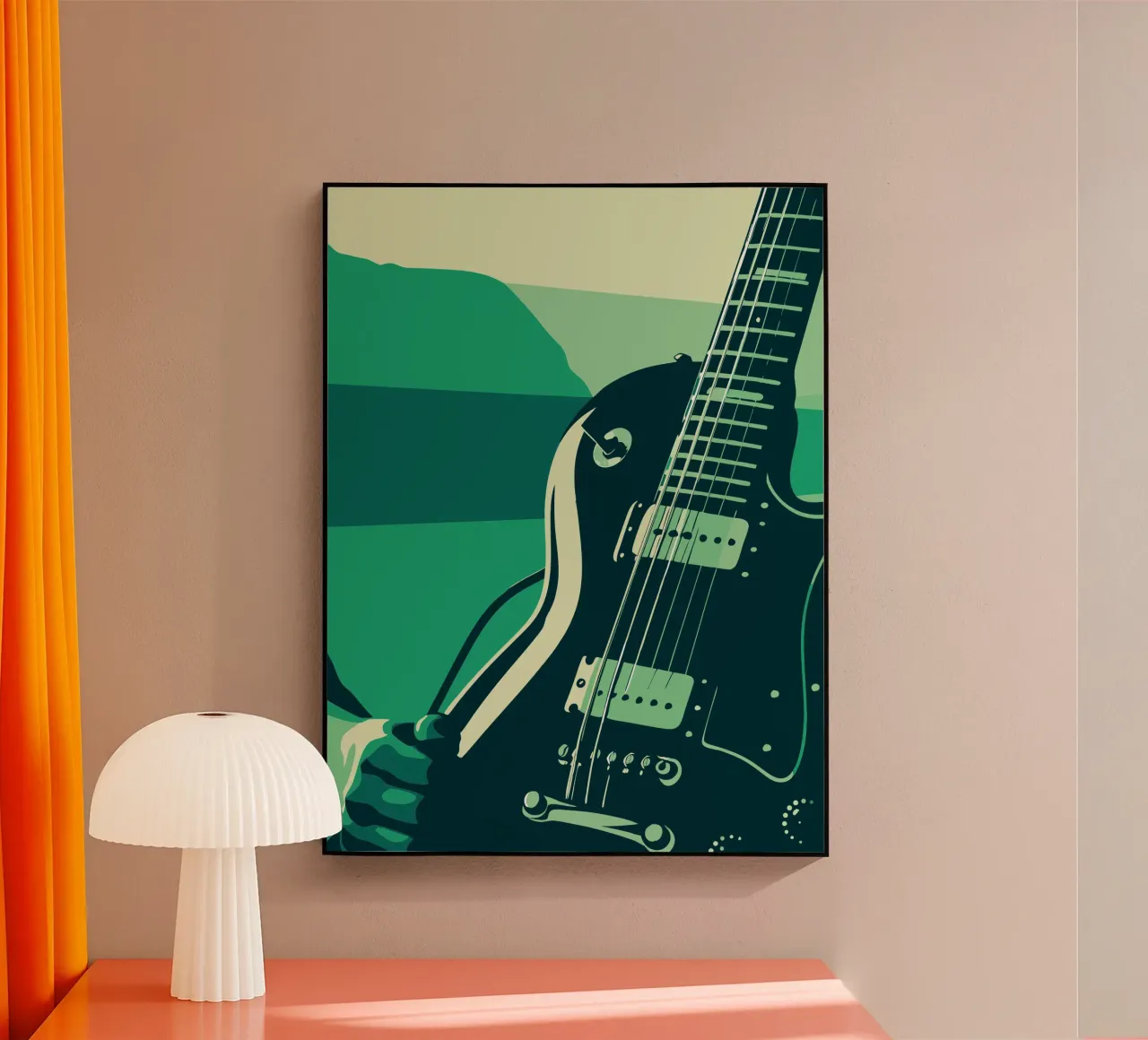 Chitarra rock plexiglass da MUSIC EDITION