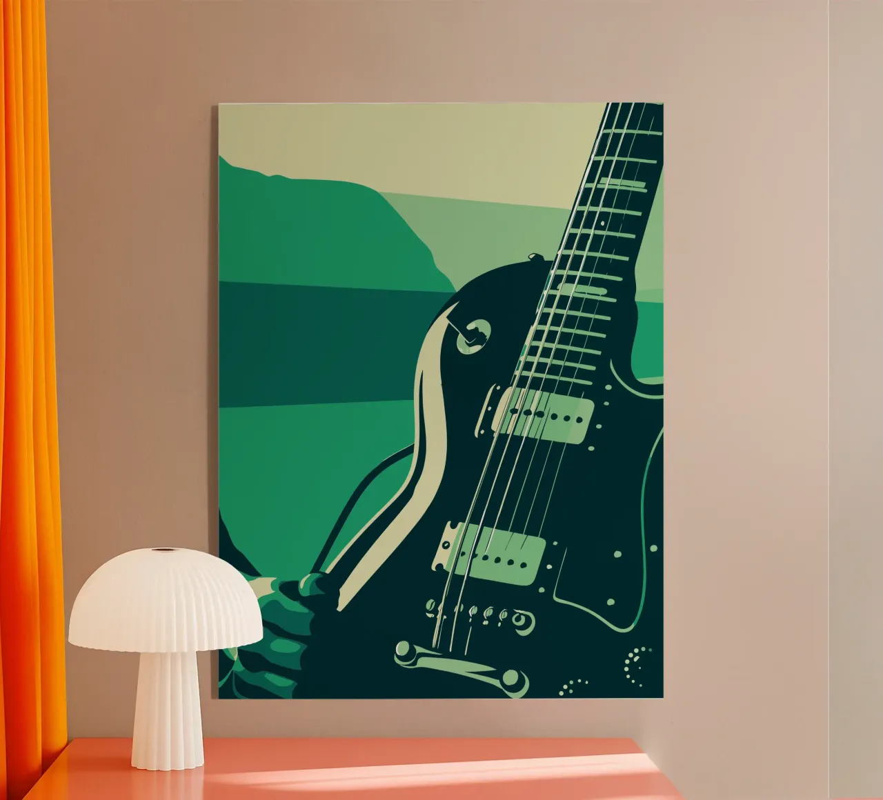 Chitarra rock plexiglass da MUSIC EDITION