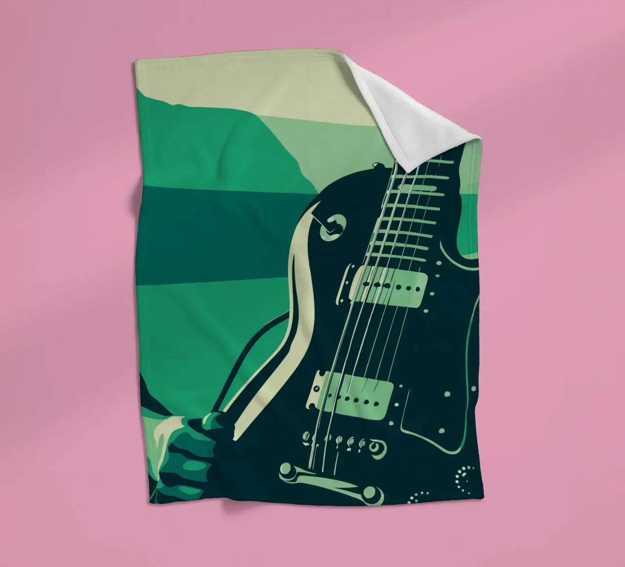 Chitarra rock coperta in pile da MUSIC EDITION