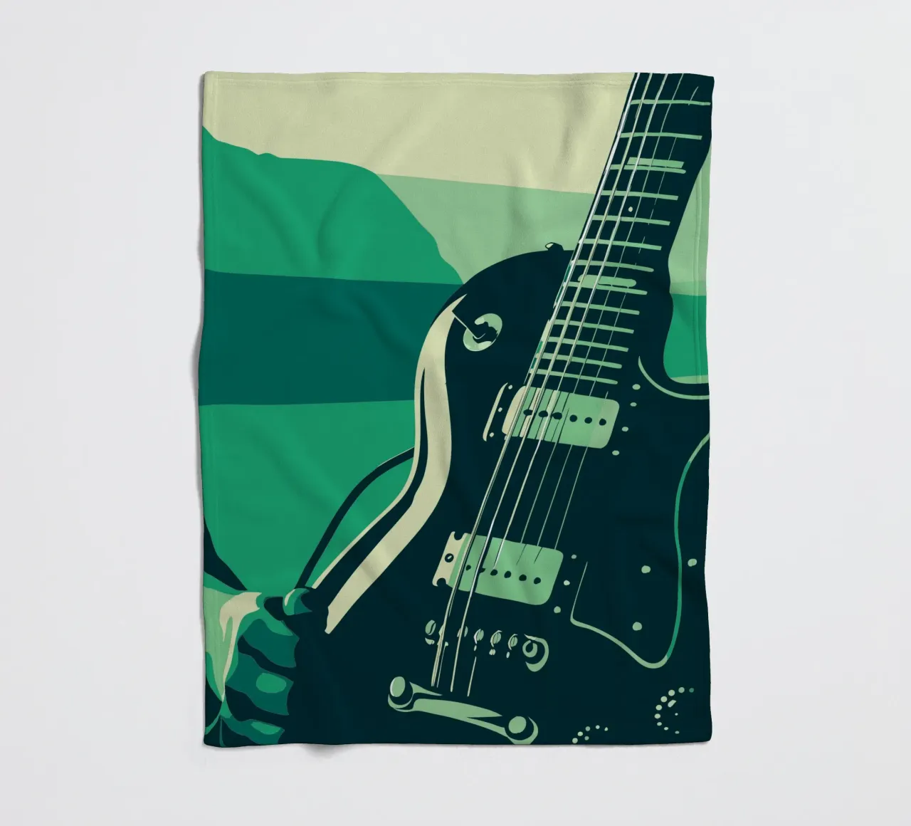 Chitarra rock coperta in pile da MUSIC EDITION
