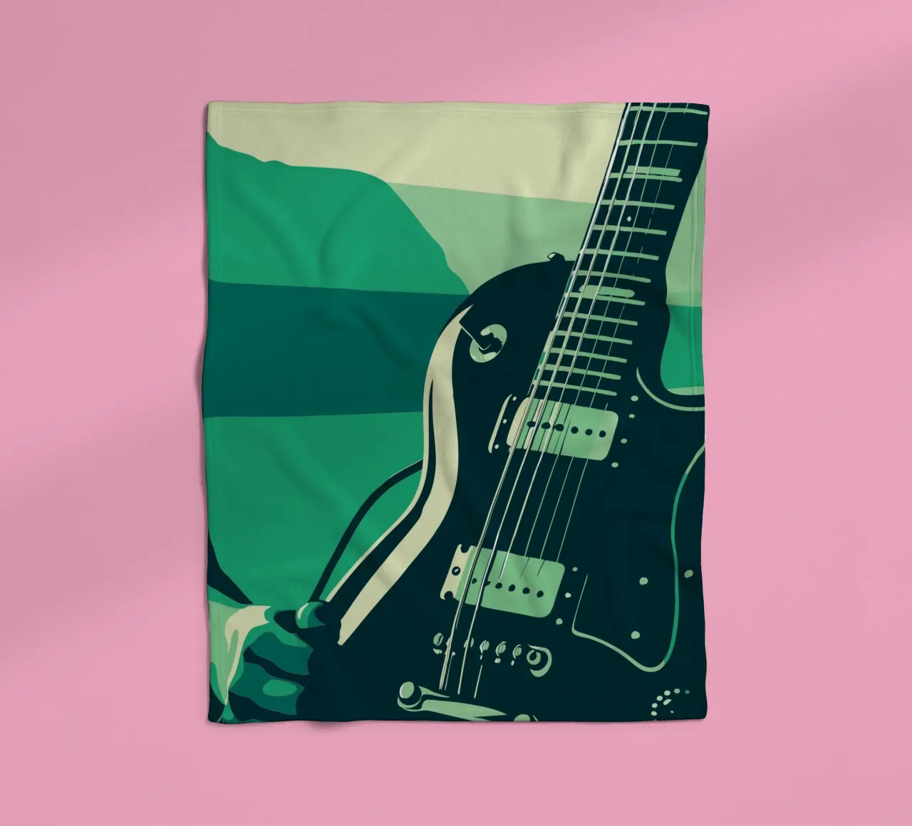 Chitarra rock coperta in pile da MUSIC EDITION