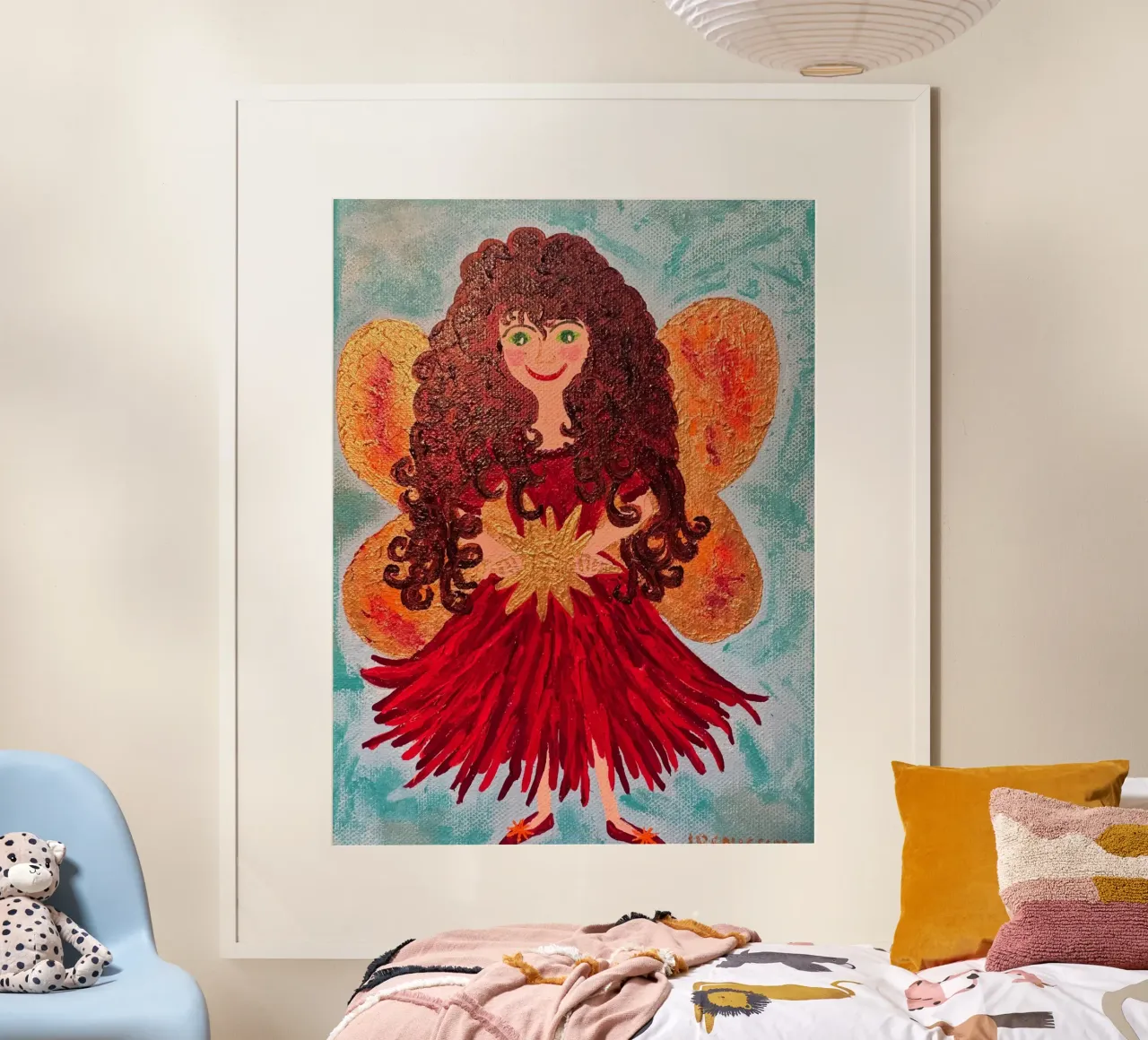 La fata Firenze poster con telaio in plastica da irenissima