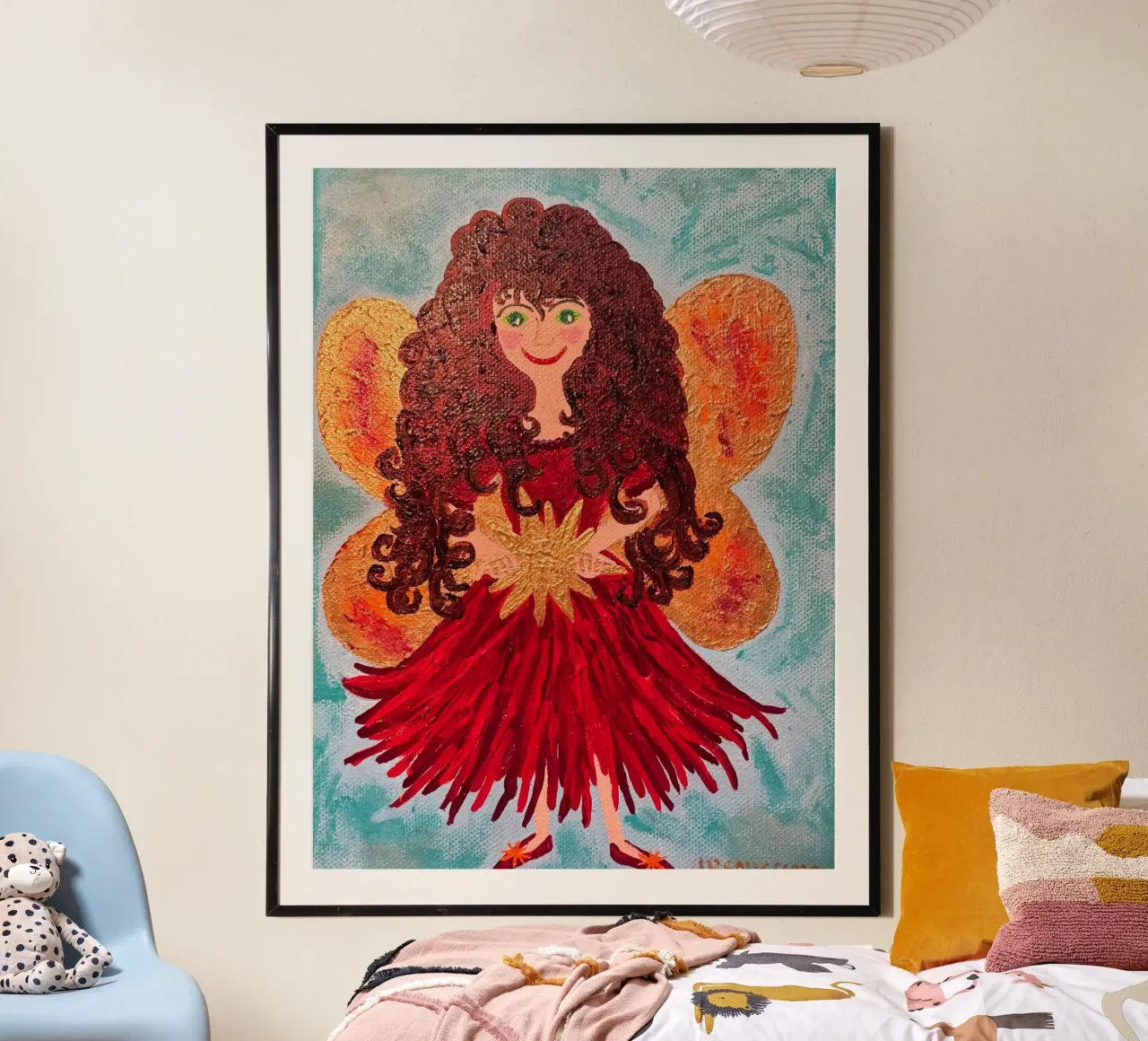 La fata Firenze poster con telaio in plastica da irenissima