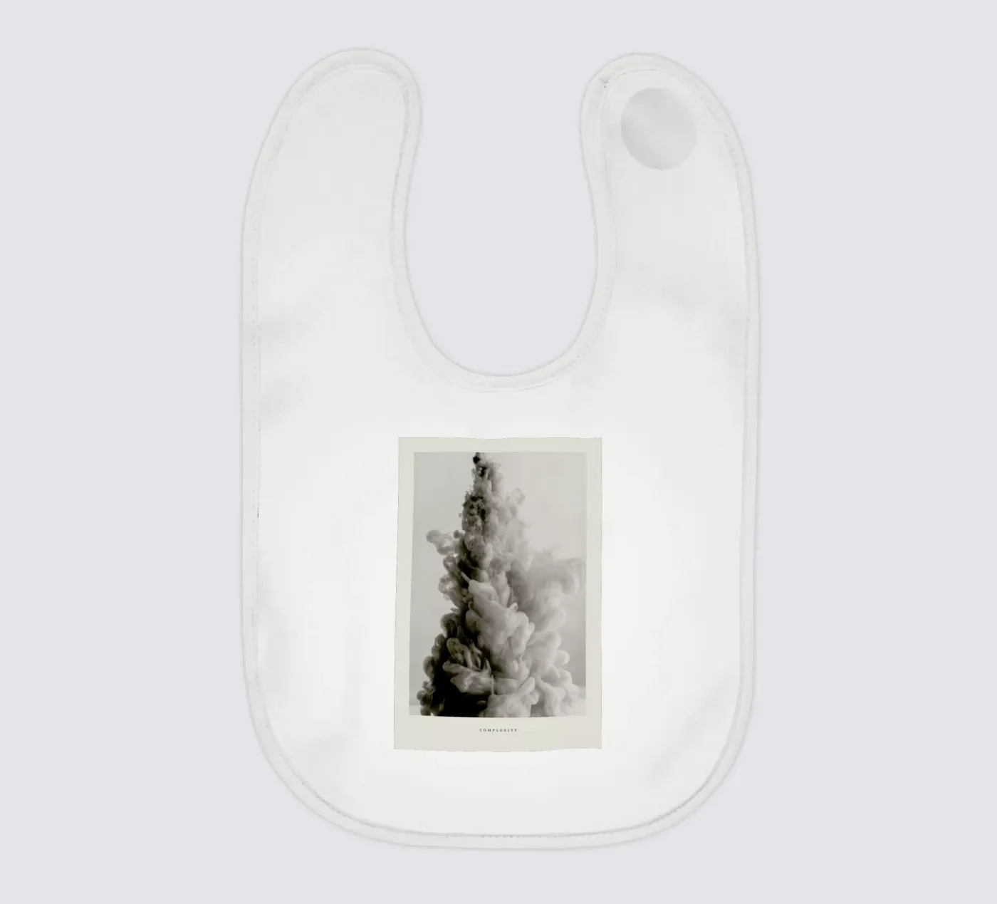 Complexity baby bib by Graphite