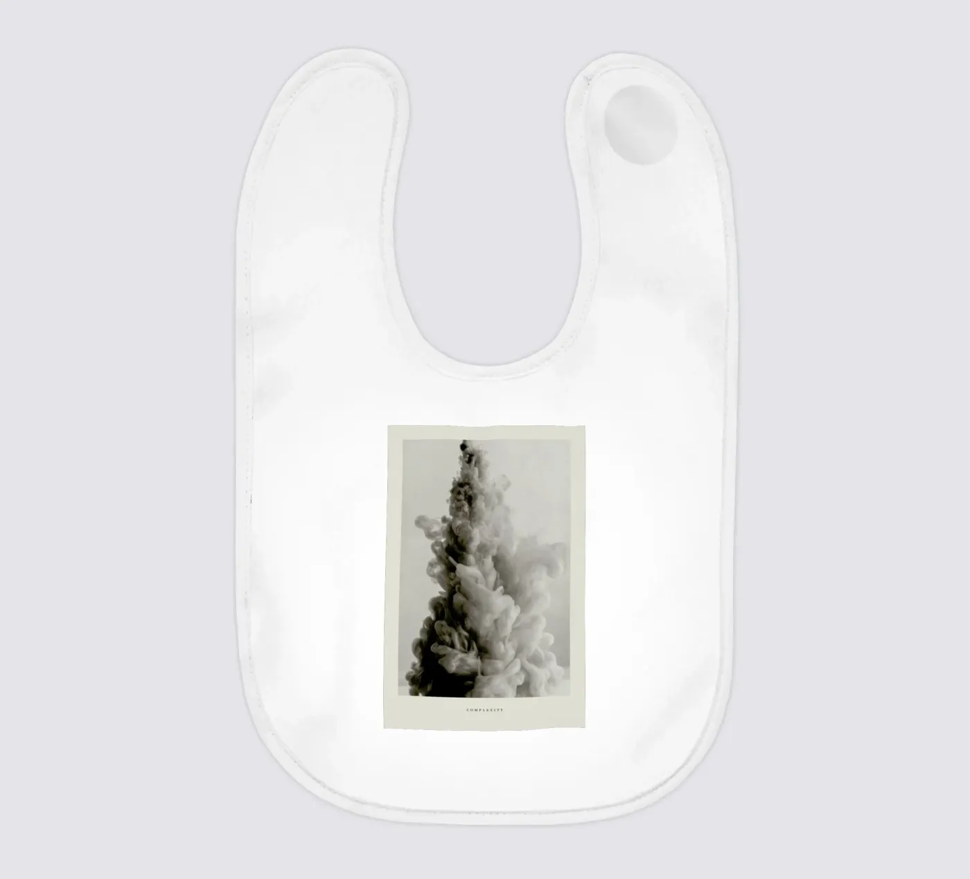Complexity baby bib by Graphite