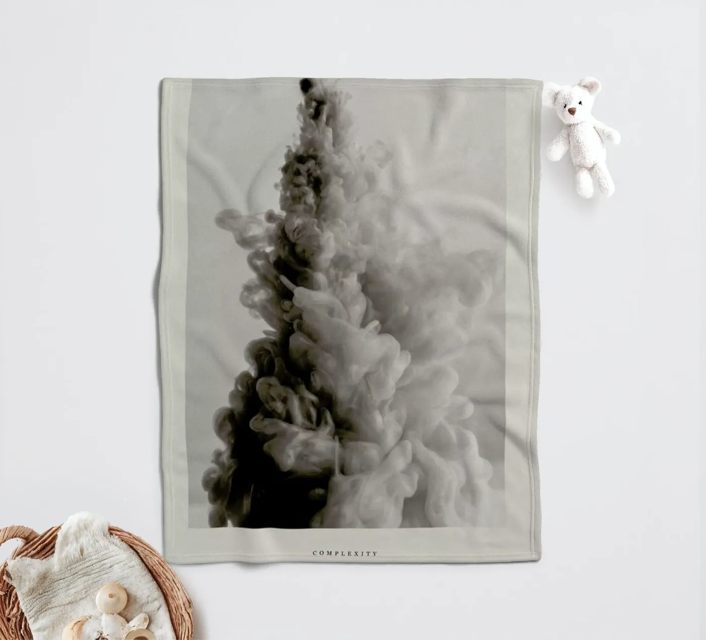 Complexity fleece blanket by Graphite