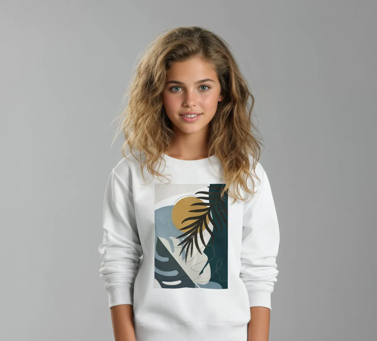 Abstract Tropical Art II felpa bambino da cityart