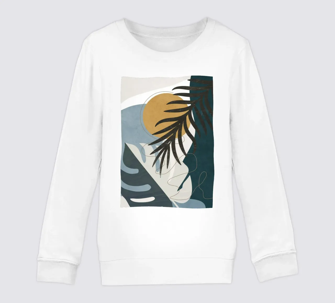 Abstract Tropical Art II felpa bambino da cityart