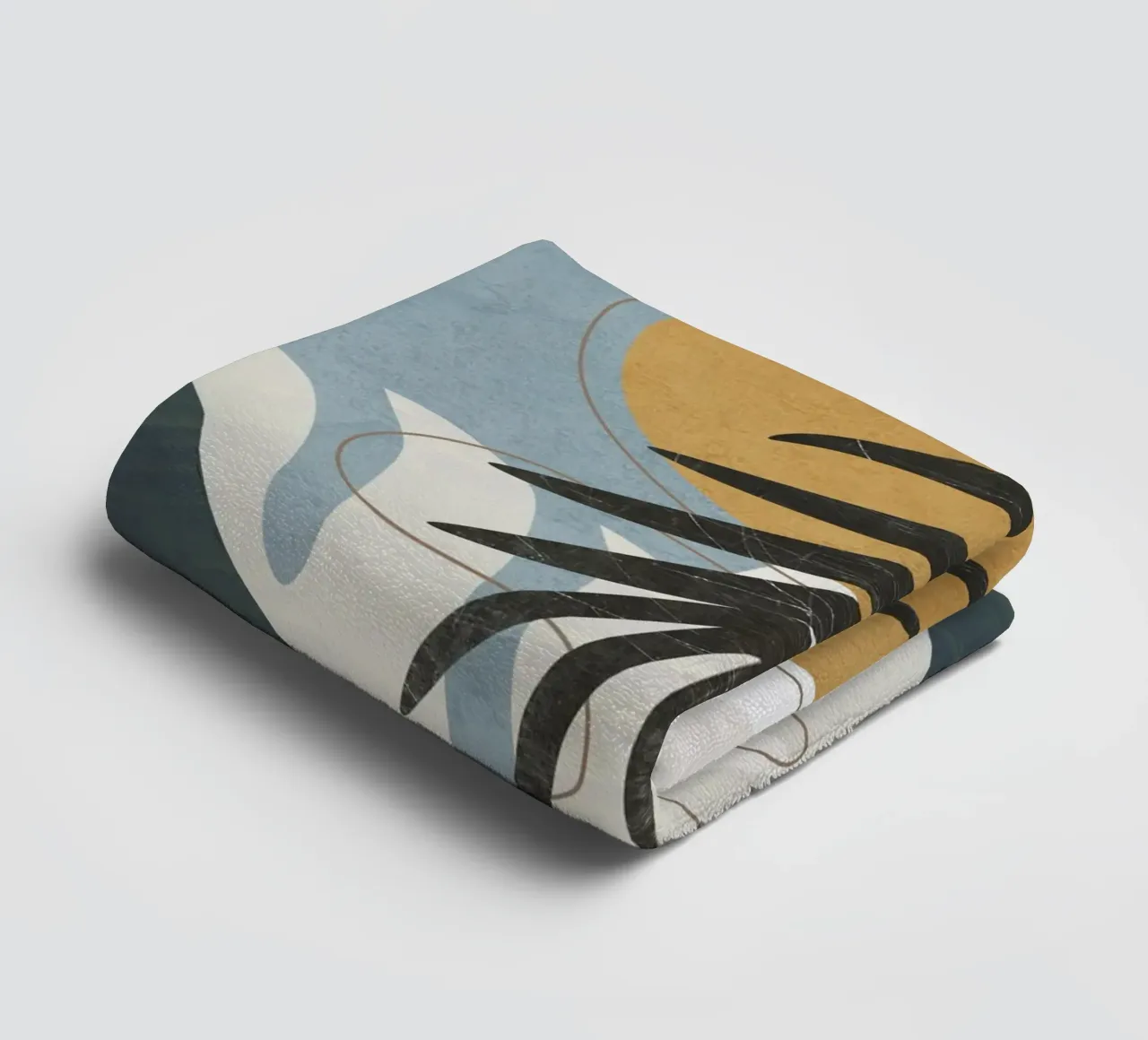 Abstract Tropical Art II badhanddoek van cityart