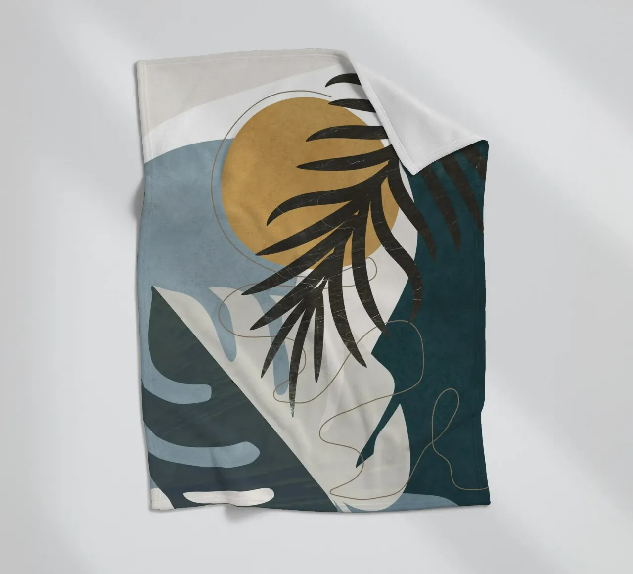 Abstract Tropical Art II coperta in pile da cityart