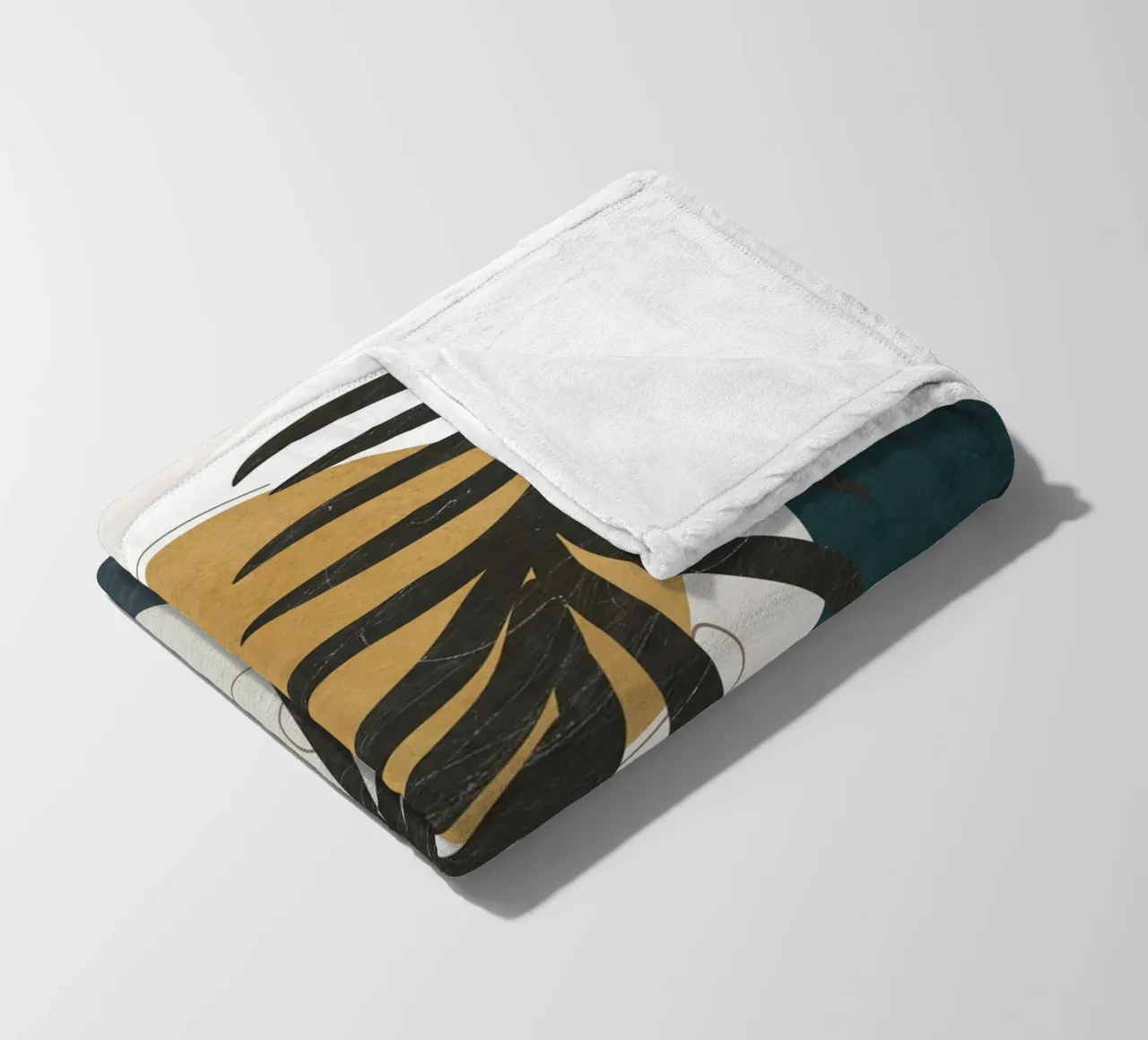 Abstract Tropical Art II coperta in pile da cityart