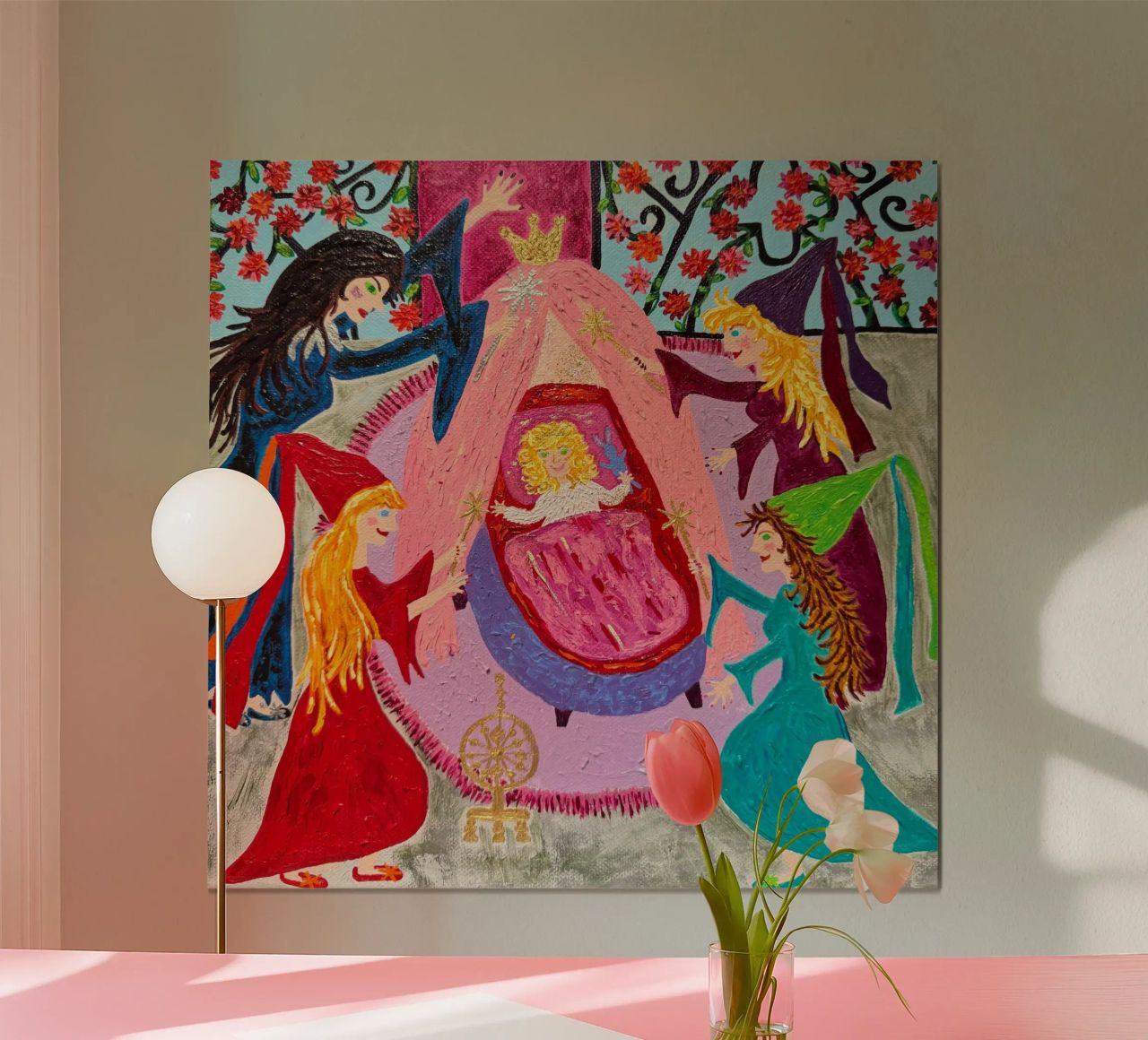 La Belle au bois dormant avec les fées poster de irenissima