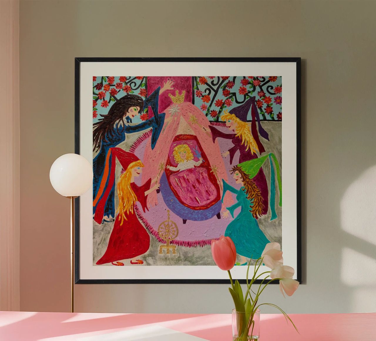 La Belle au bois dormant avec les fées poster de irenissima