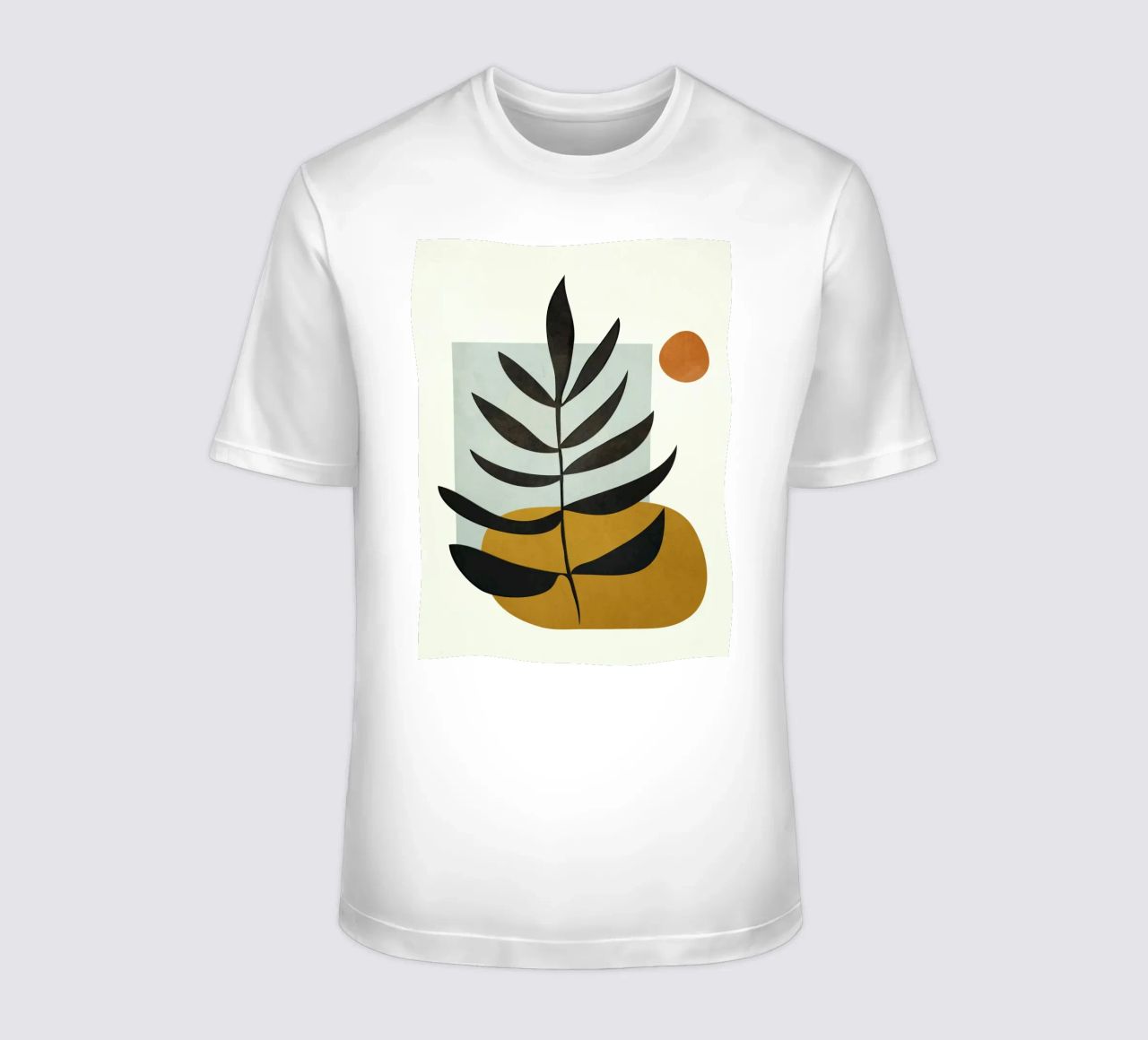 Soft Abstract Large Leaf t-shirt da cityart