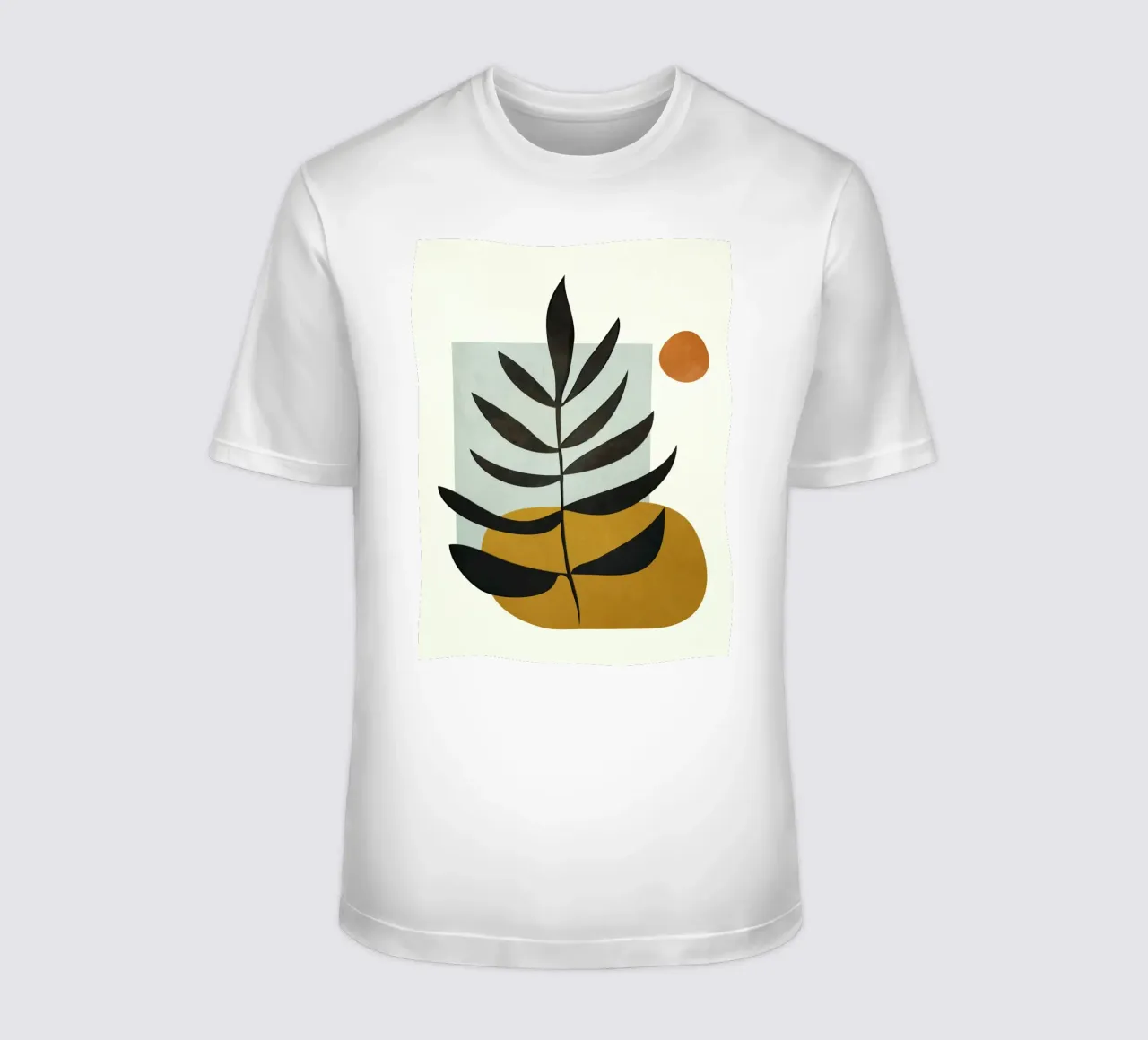 Soft Abstract Large Leaf t-shirt da cityart