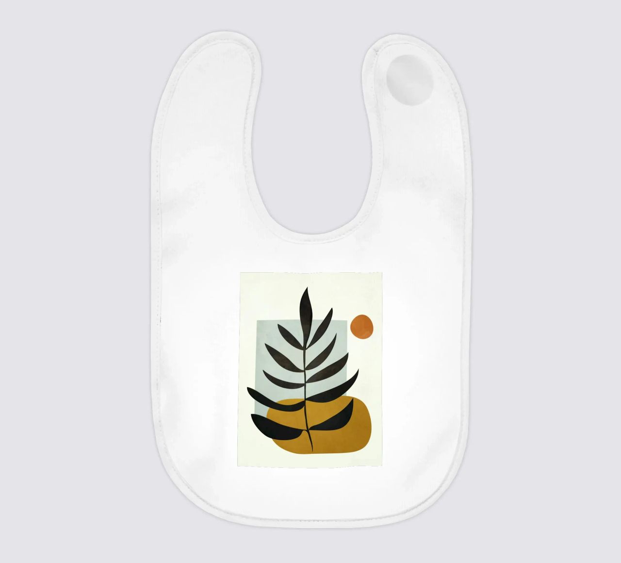 Soft Abstract Large Leaf bavaglino da cityart