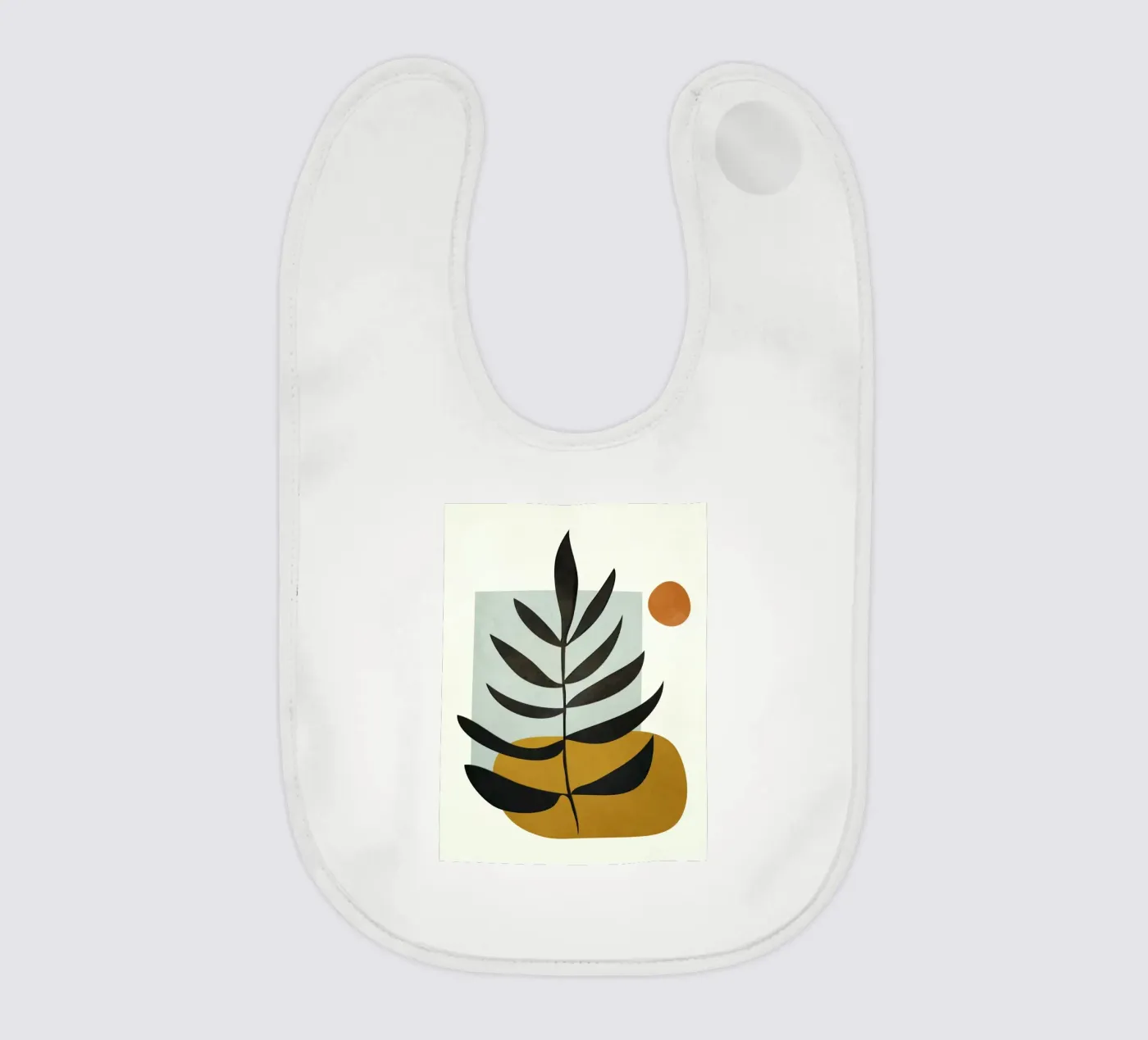 Soft Abstract Large Leaf bavaglino da cityart