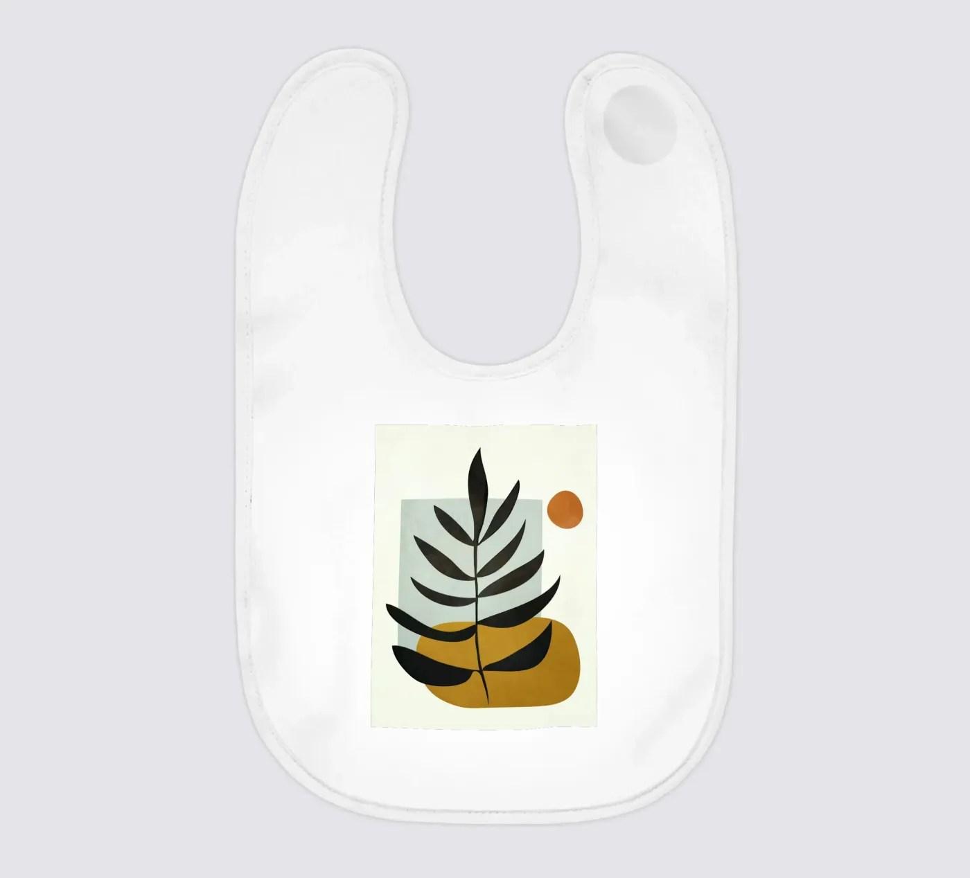 Soft Abstract Large Leaf bavaglino da cityart