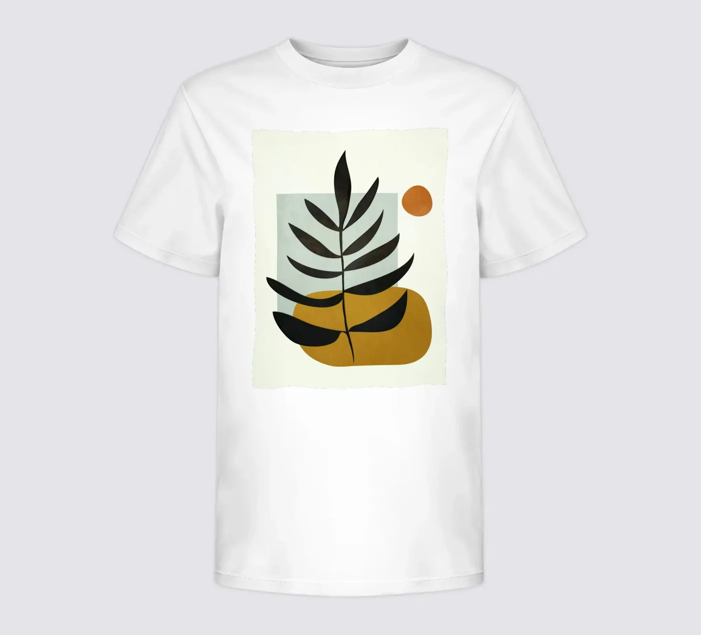 Soft Abstract Large Leaf t-shirt bambini da cityart