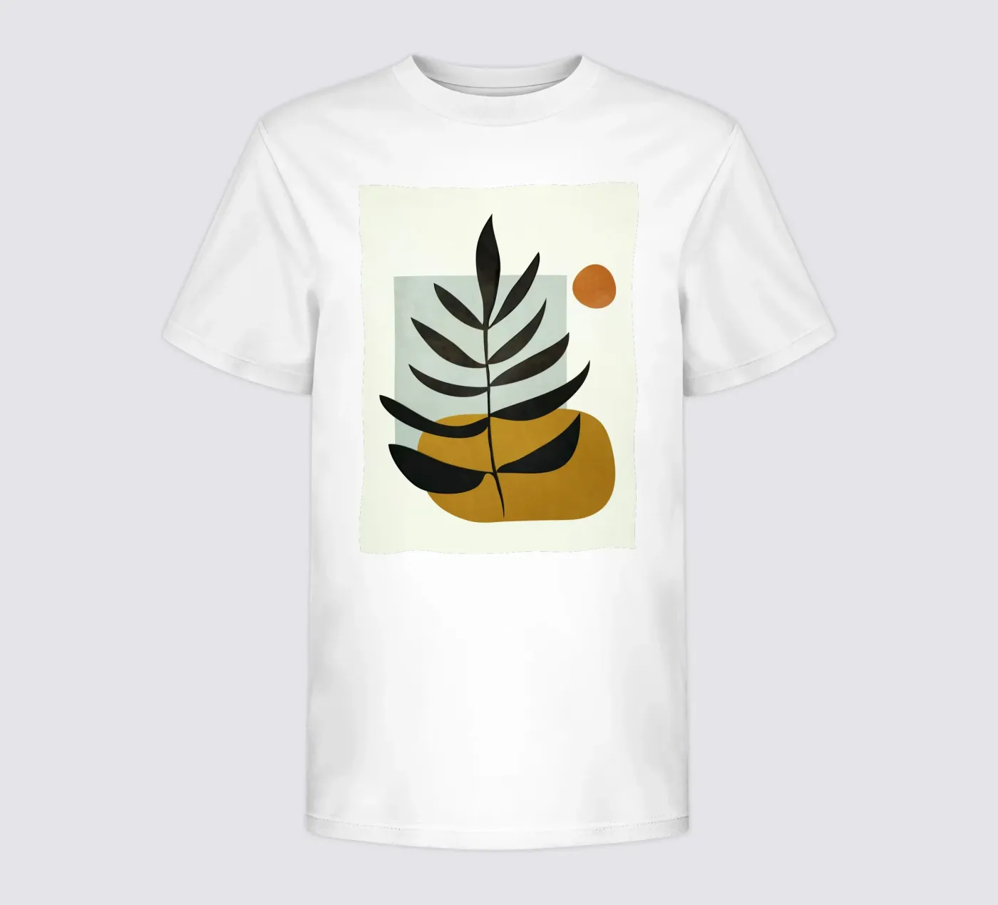 Soft Abstract Large Leaf kinder t-shirt van cityart