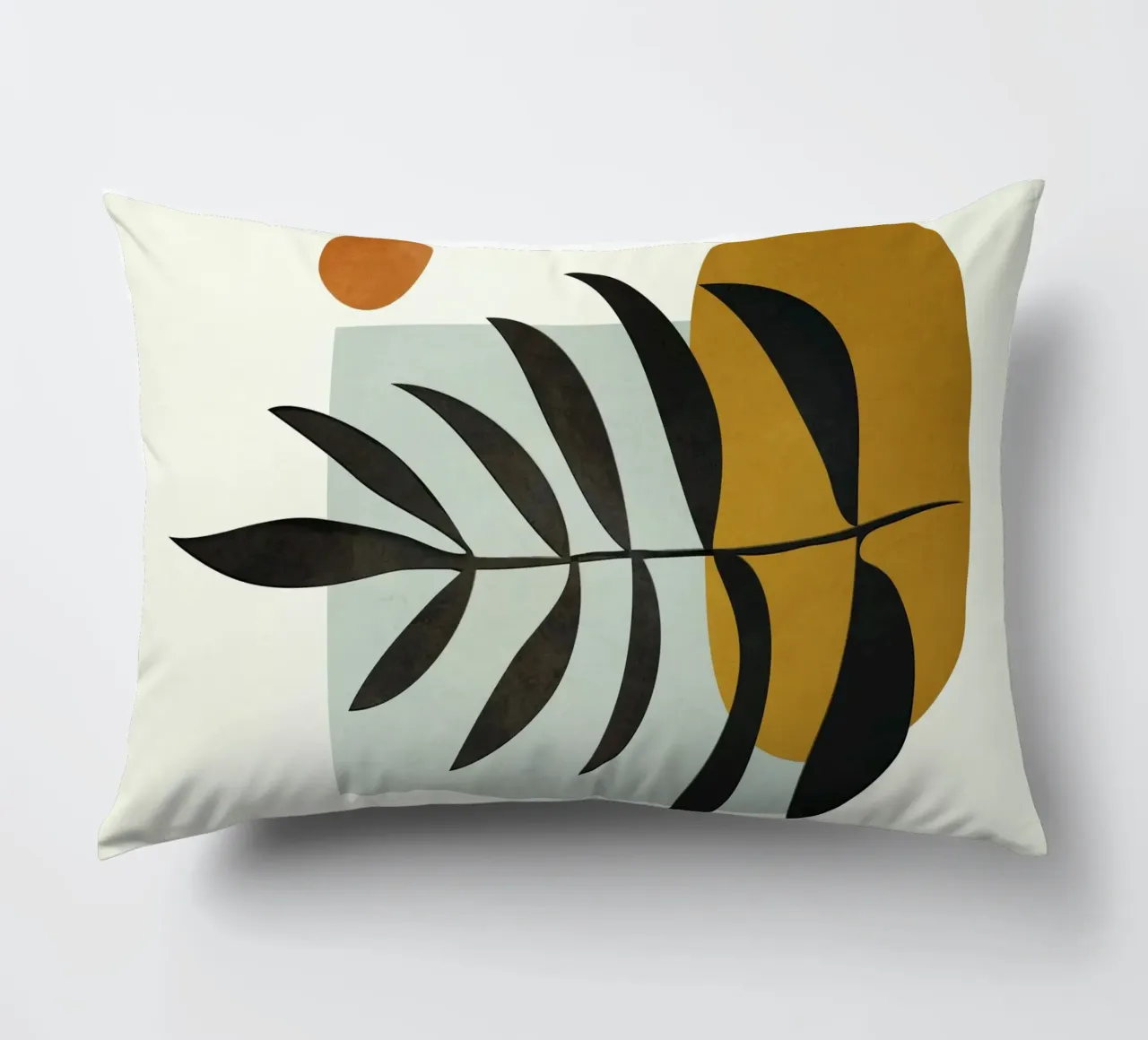 Soft Abstract Large Leaf cuscino da cityart