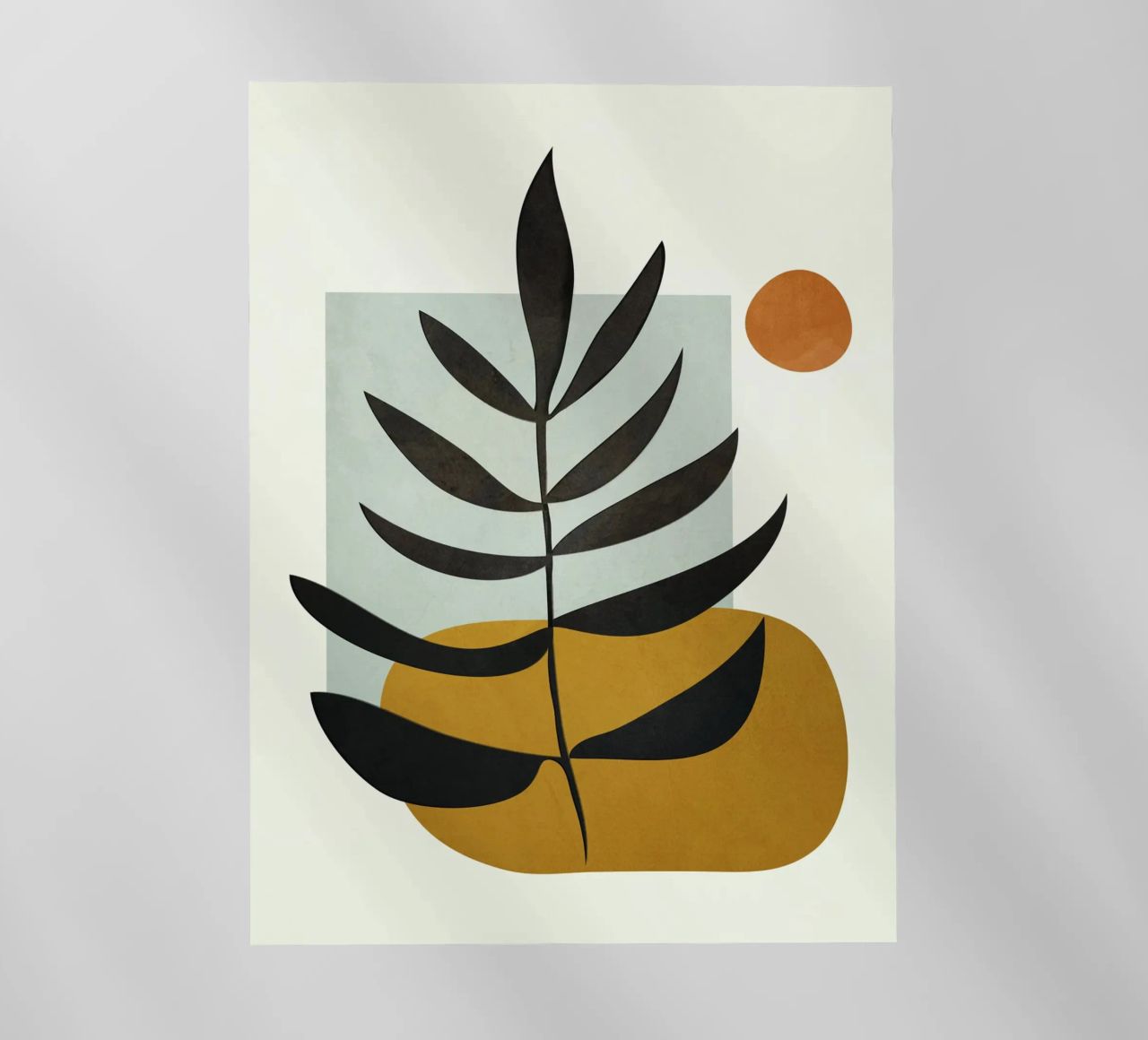 Soft Abstract Large Leaf pellicola backlit da cityart