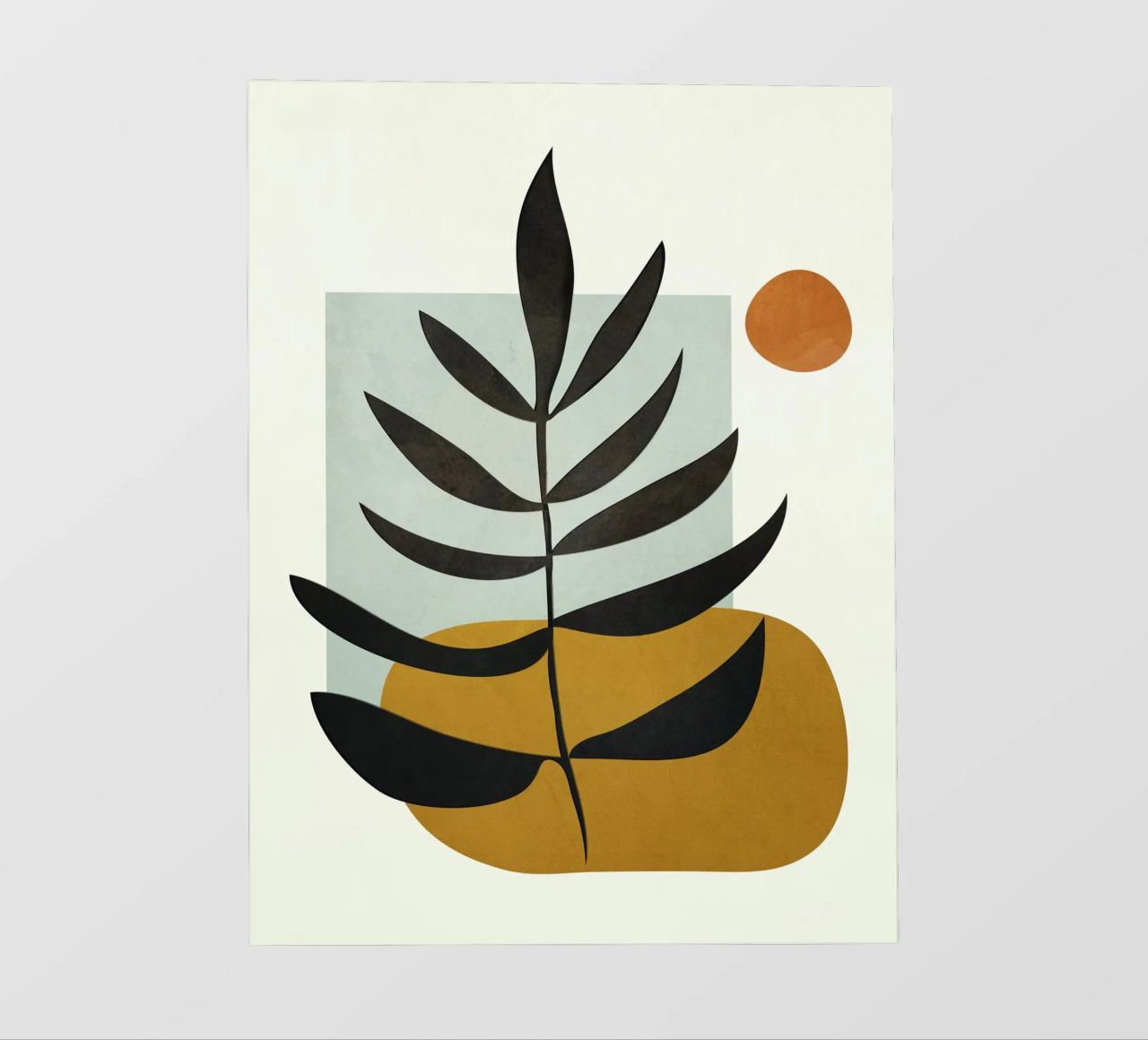 Soft Abstract Large Leaf telo in pvc da cityart