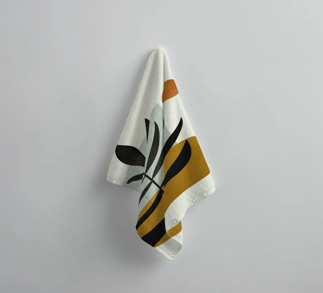 Soft Abstract Large Leaf asciugamano da bagno da cityart