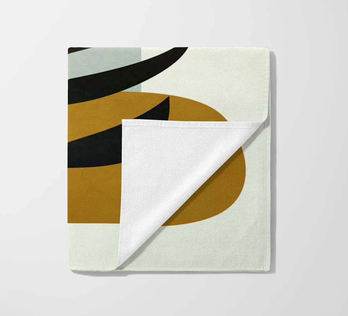 Soft Abstract Large Leaf telo mare da cityart