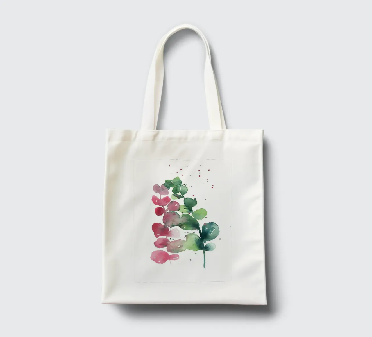 Modern eucalyptus tote bag by Abstract Botanical Art