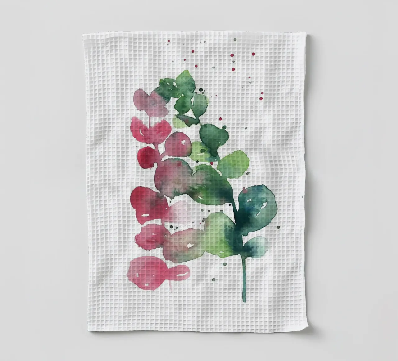 Modern eucalyptus tea towel by Abstract Botanical Art