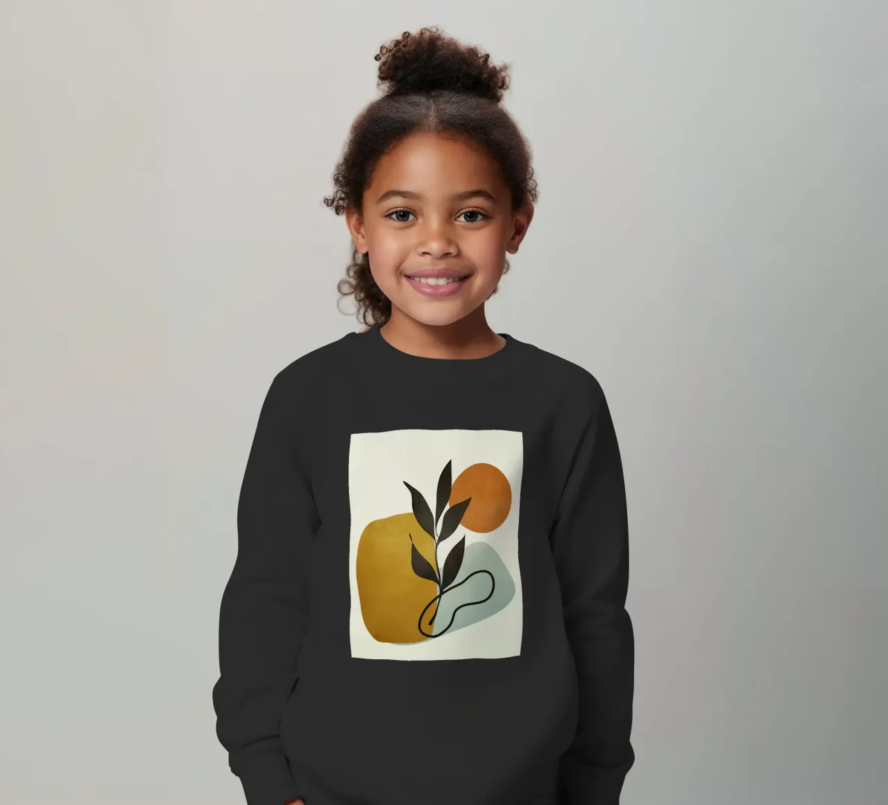 Soft Abstract Small Leaf felpa bambino da cityart