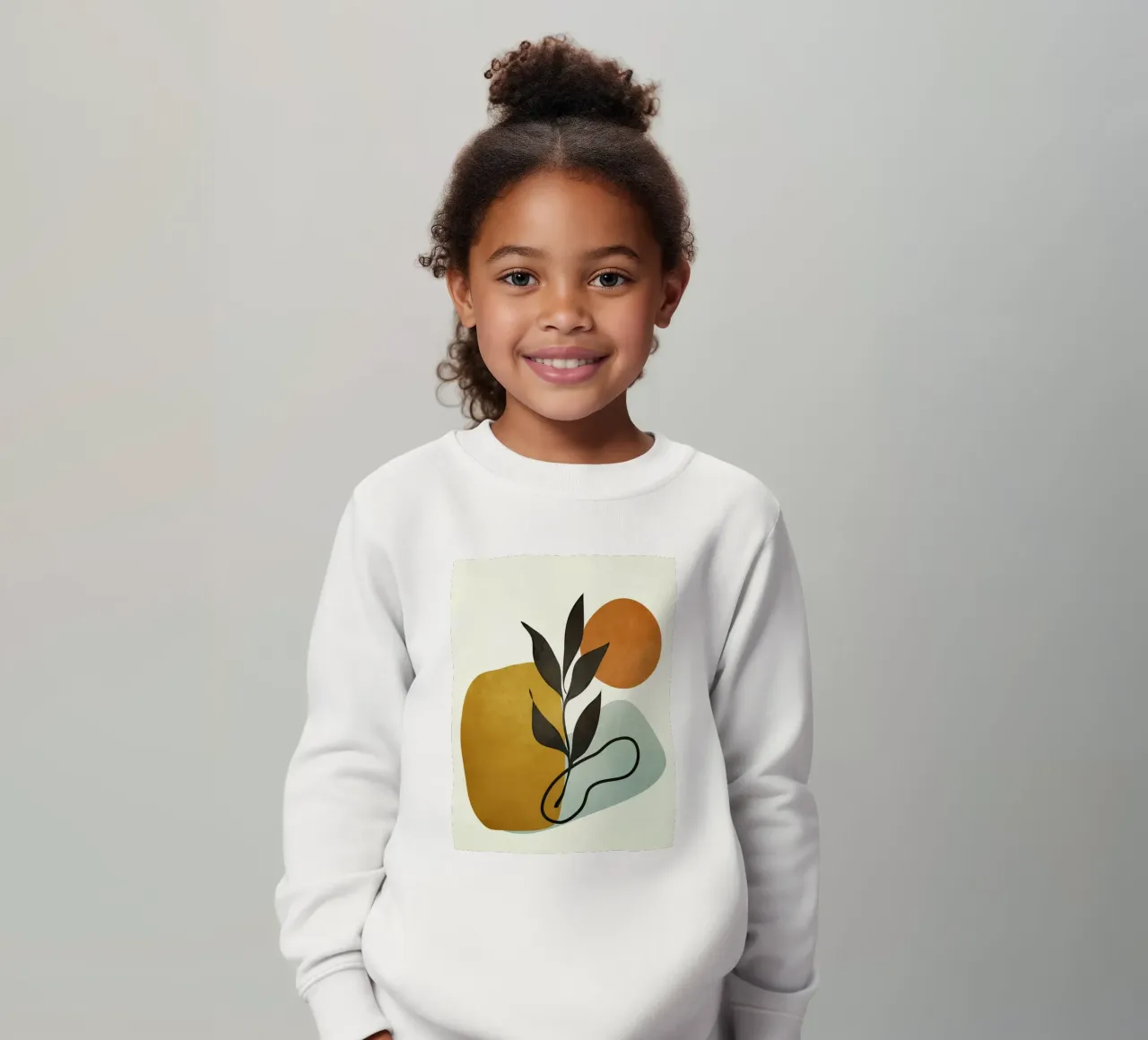 Soft Abstract Small Leaf felpa bambino da cityart