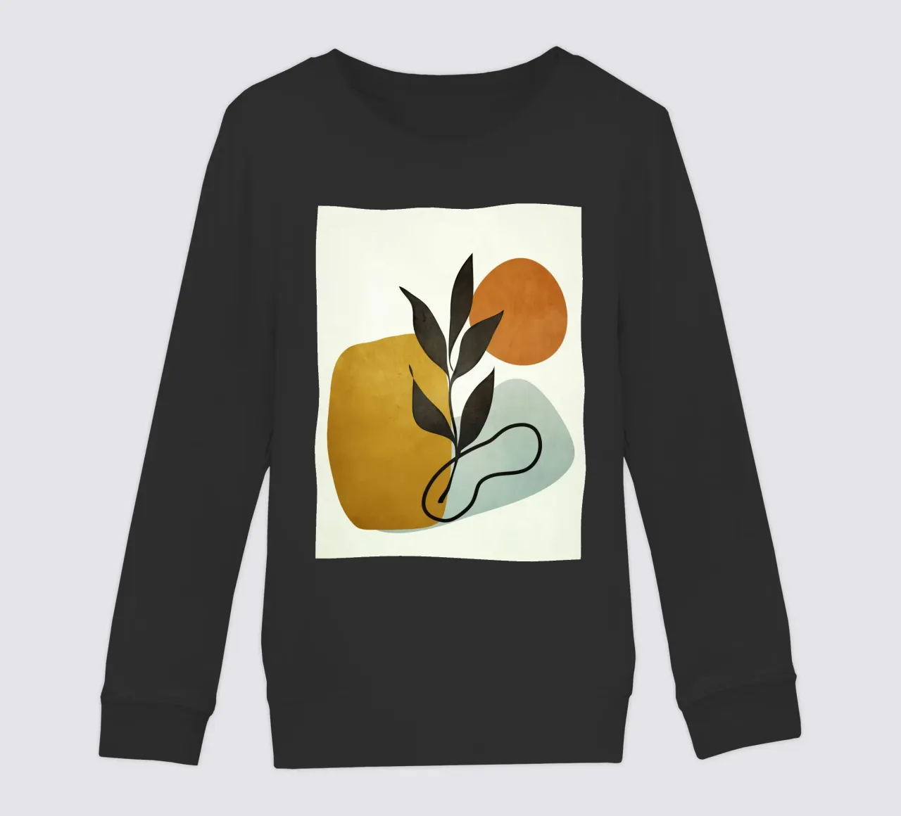 Soft Abstract Small Leaf felpa bambino da cityart